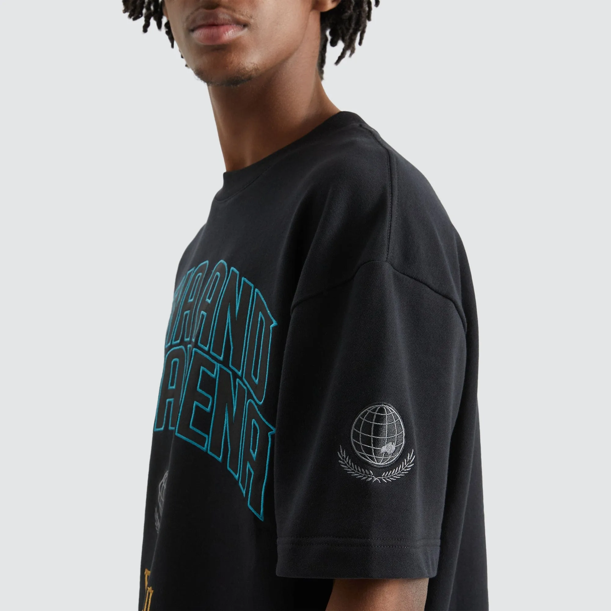 Members Loopback Street Tee Anthracite Black sold by Nena and Pasadena product image thumbnail 5