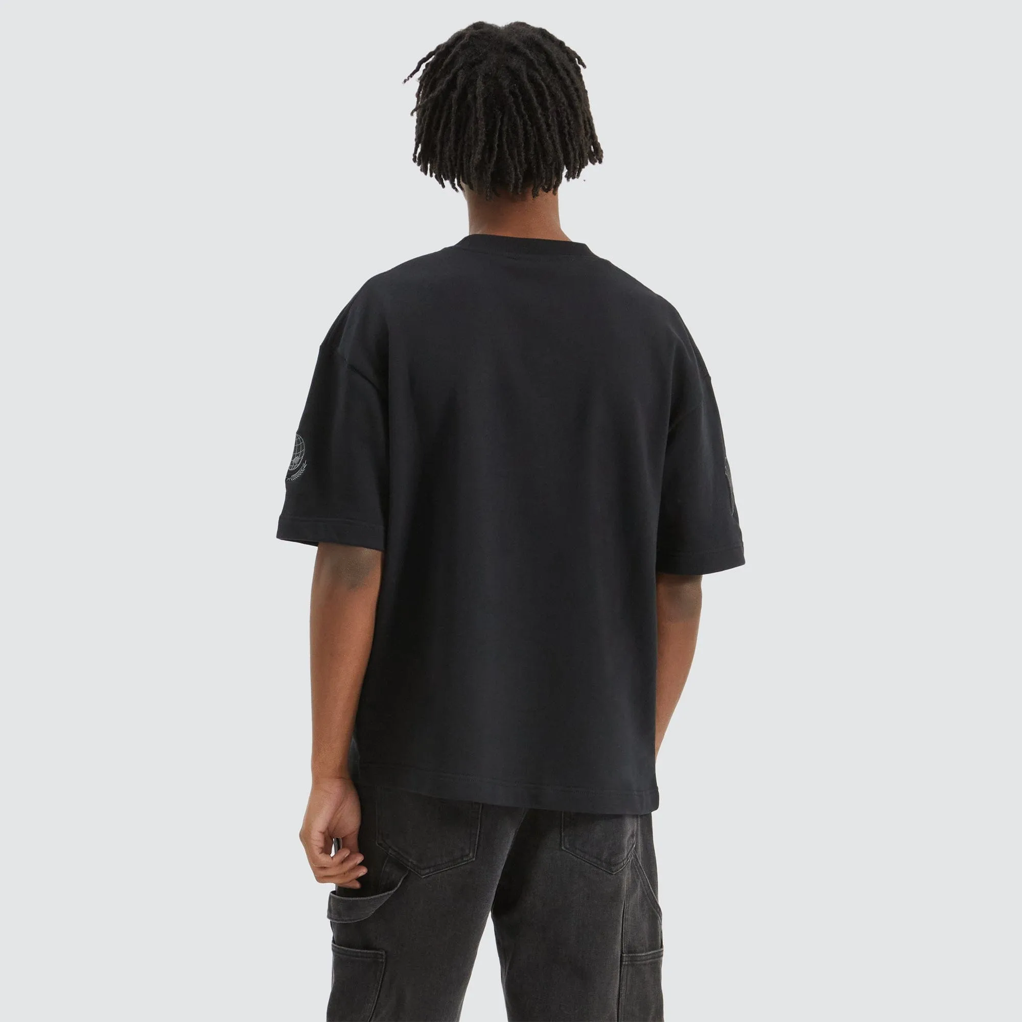 Members Loopback Street Tee Anthracite Black sold by Nena and Pasadena product image thumbnail 2