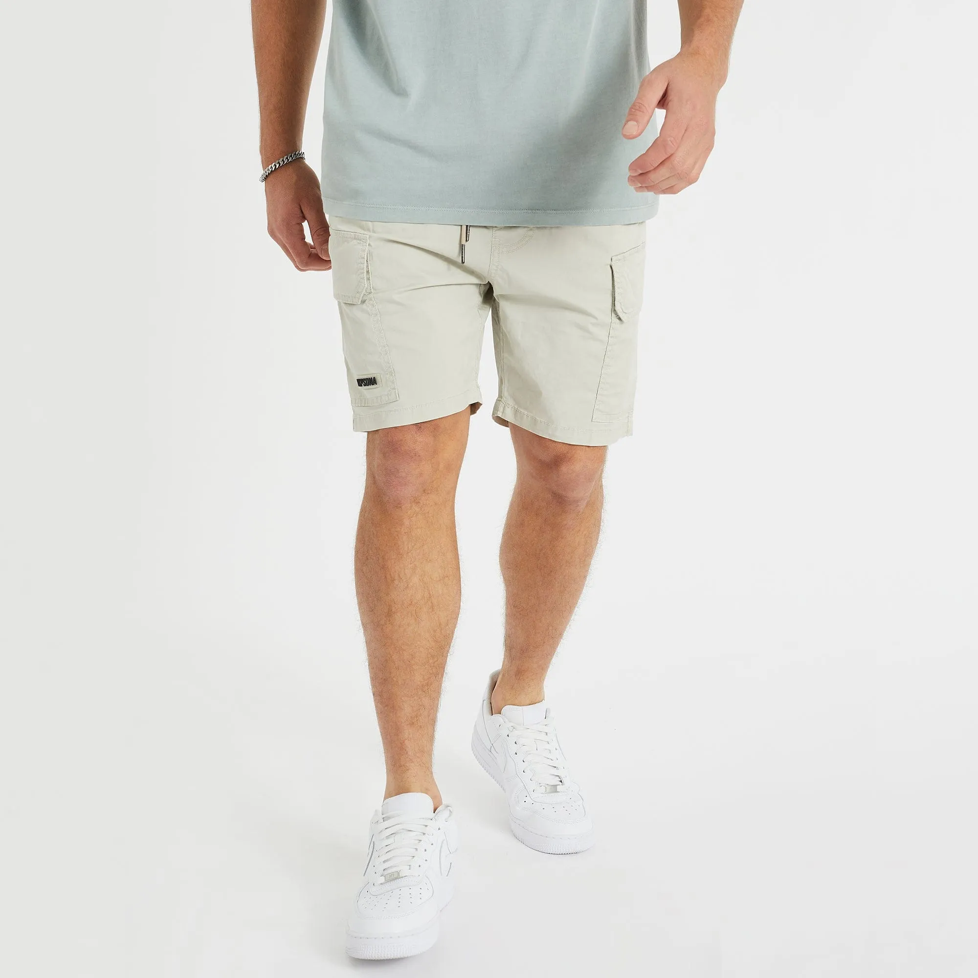 Brigade Shorts Stone sold by Nena and Pasadena