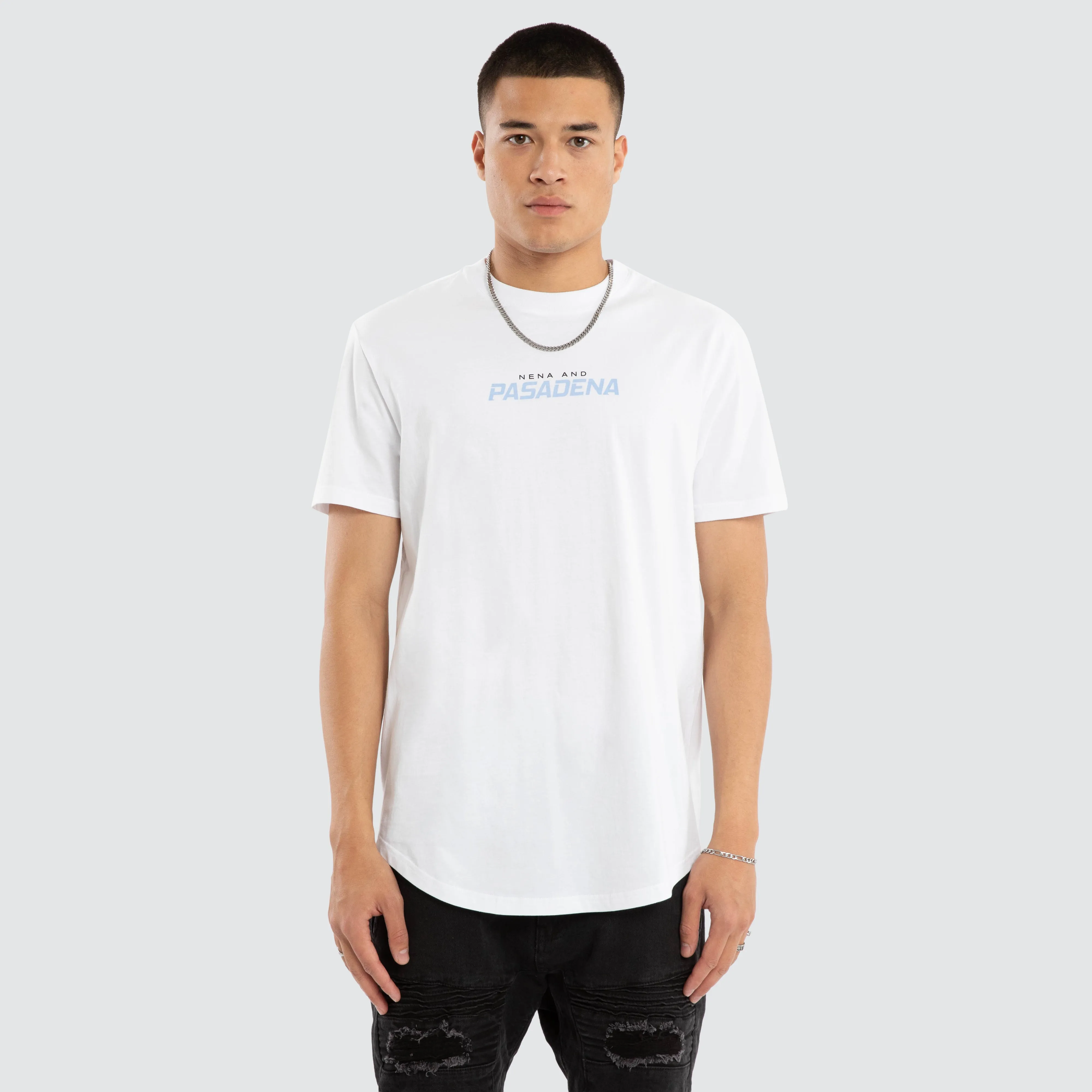 Unified Dual Curved Tee Optical White sold by Nena and Pasadena product image thumbnail 2