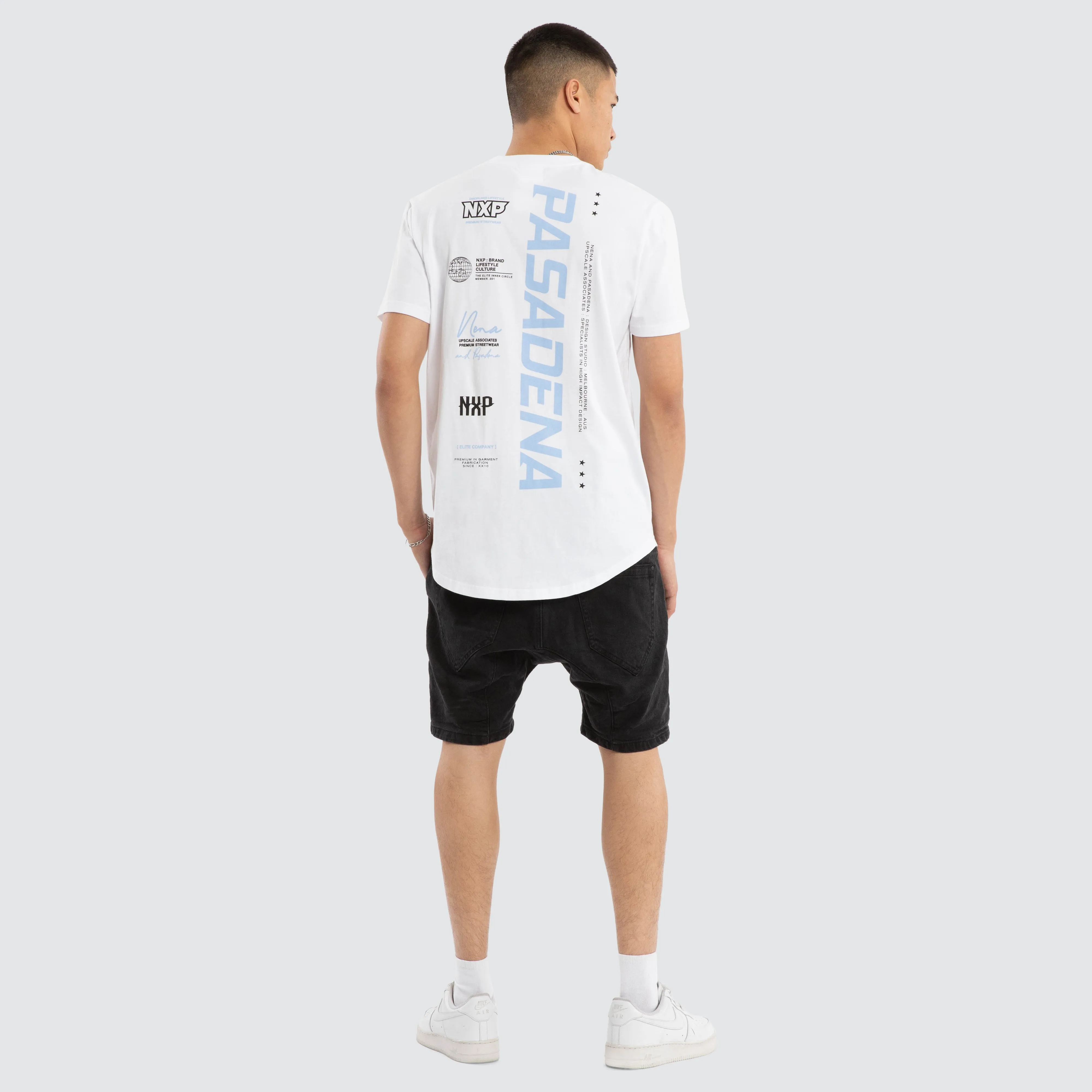 Unified Dual Curved Tee Optical White sold by Nena and Pasadena product image thumbnail 5