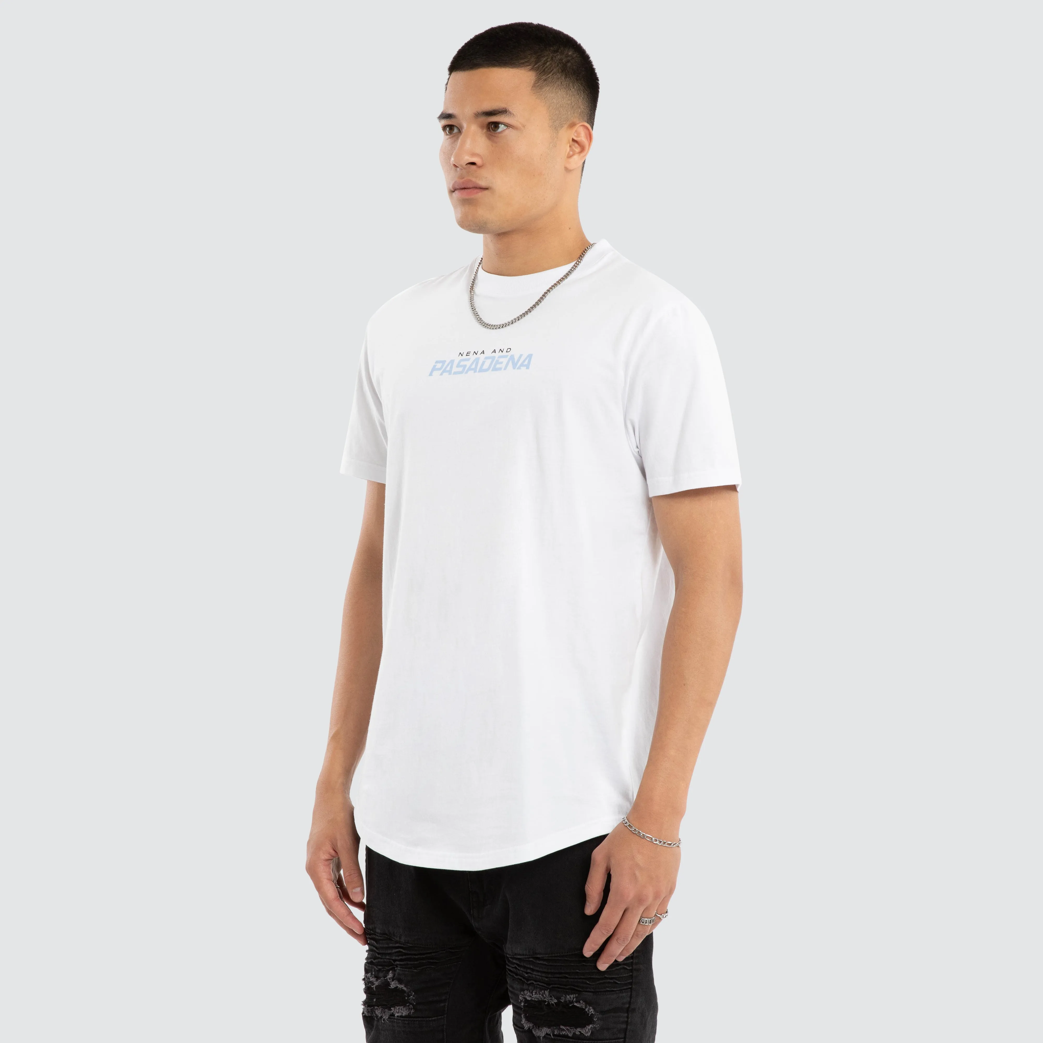 Unified Dual Curved Tee Optical White sold by Nena and Pasadena product image thumbnail 4