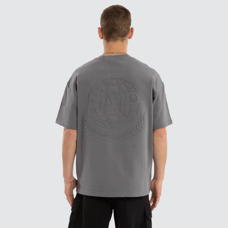 Opus Loopback Raptor Tee Steel Grey sold by Nena and Pasadena