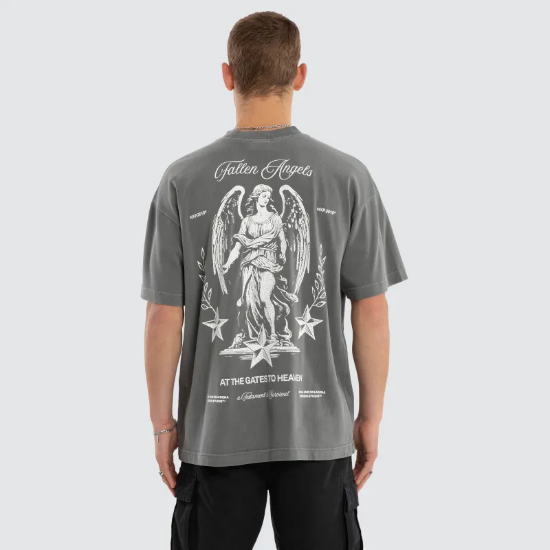 Thrive Raptor Tee Pigment Steel Grey made by Nena and Pasadena