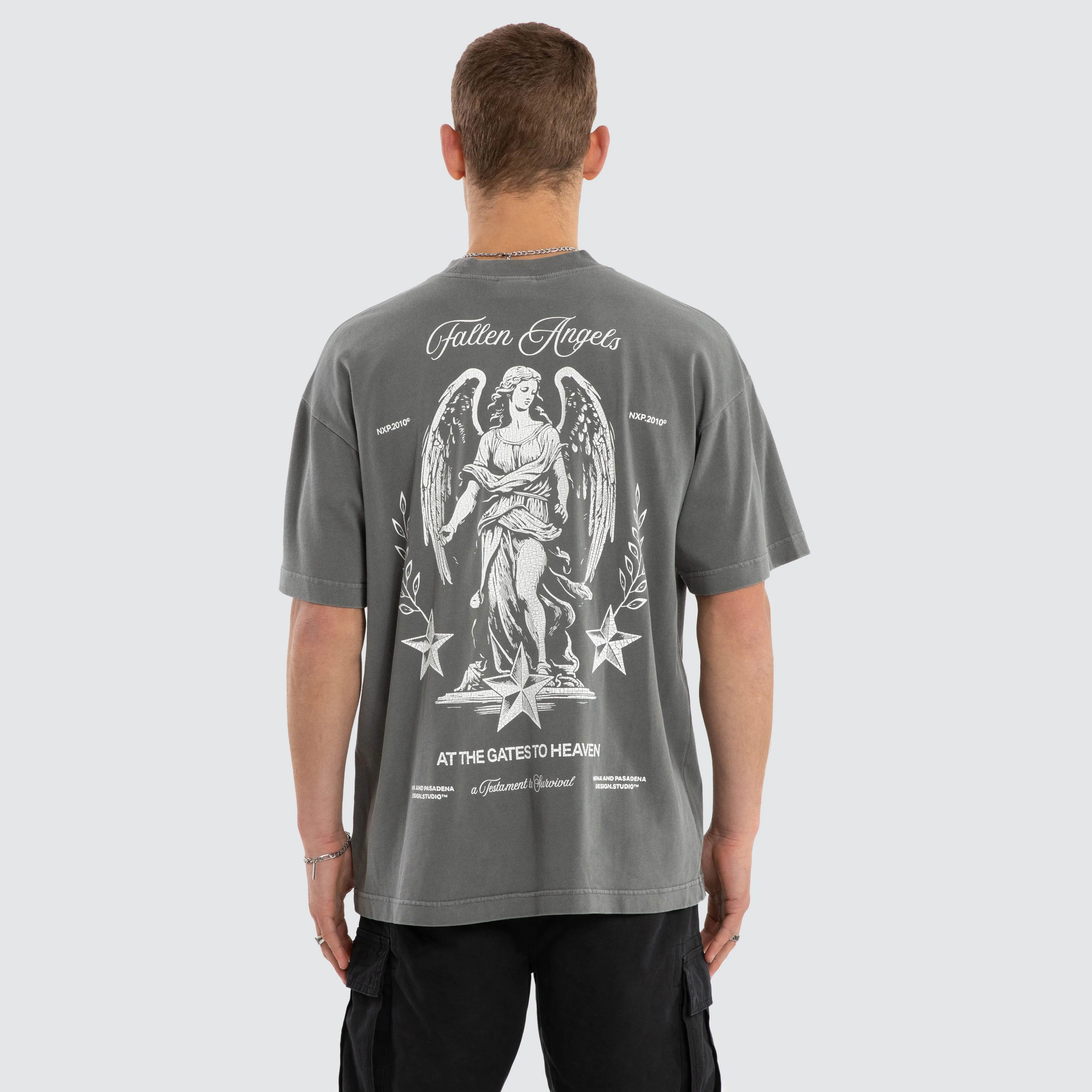 Thrive Raptor Tee Pigment Steel Grey sold by Nena and Pasadena