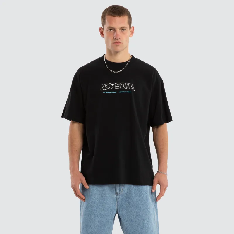 Airflow Raptor Tee Anthracite Black made by Nena and Pasadena