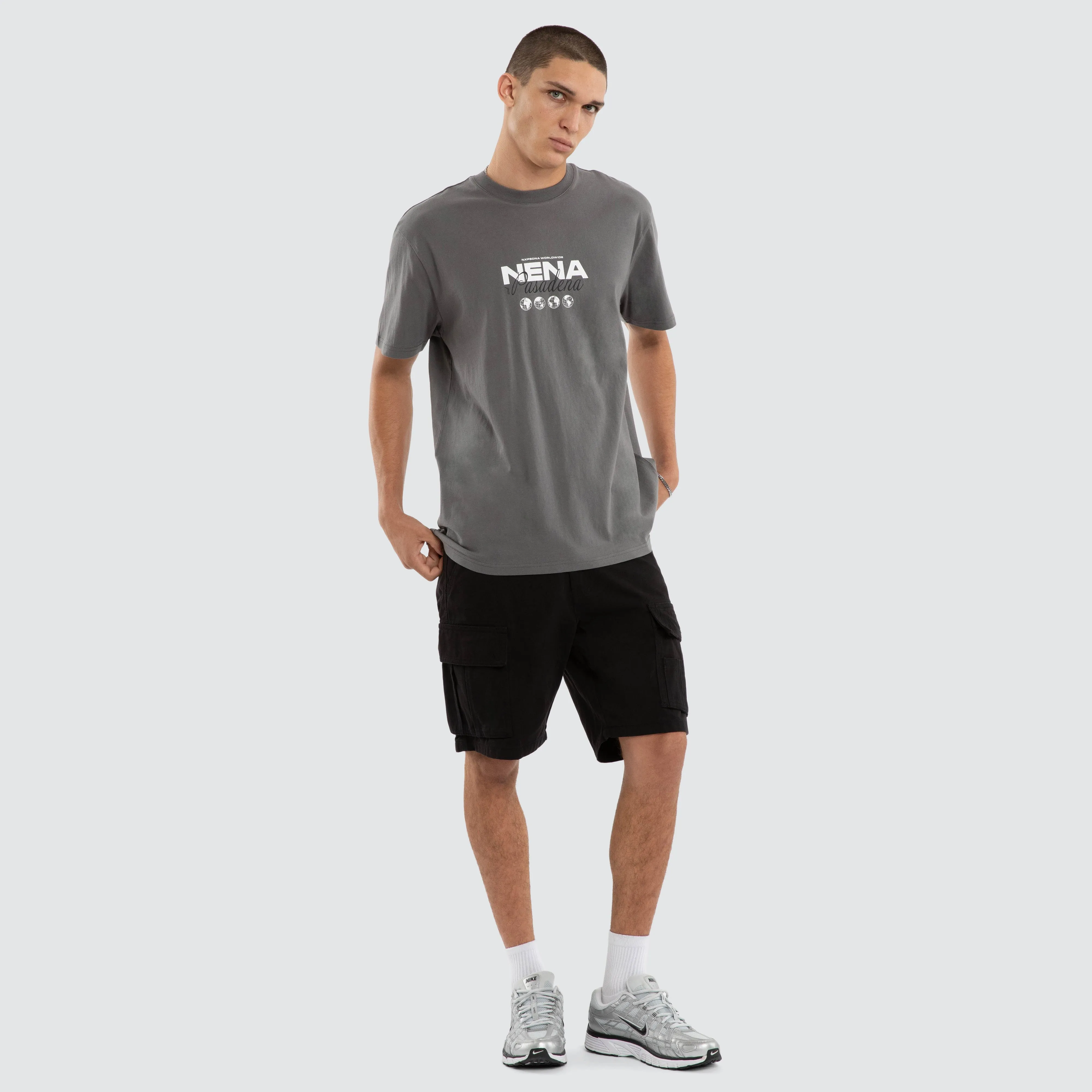 Weekend Relaxed Tee Charcoal sold by Nena and Pasadena product image thumbnail 2