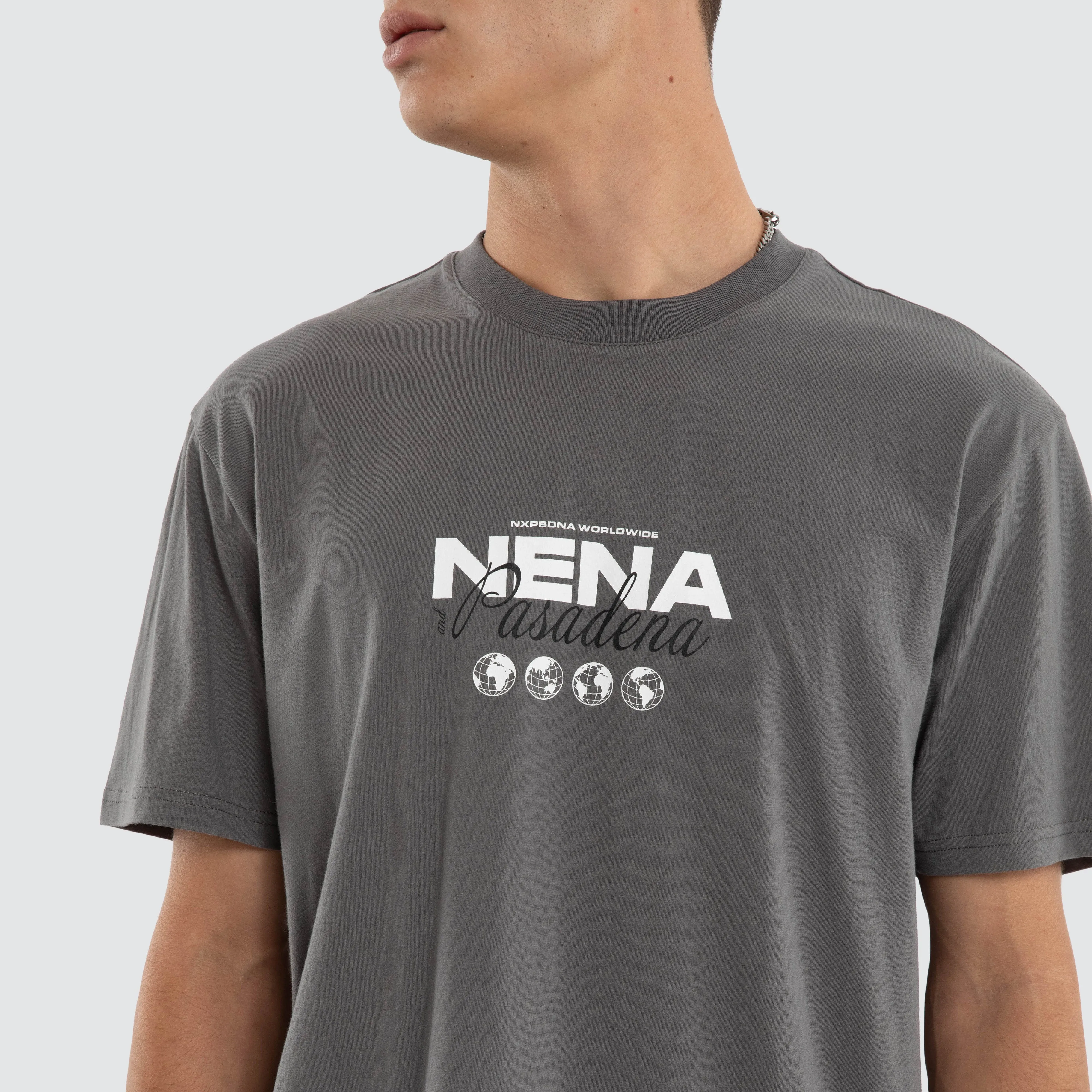 Weekend Relaxed Tee Charcoal sold by Nena and Pasadena product image thumbnail 4