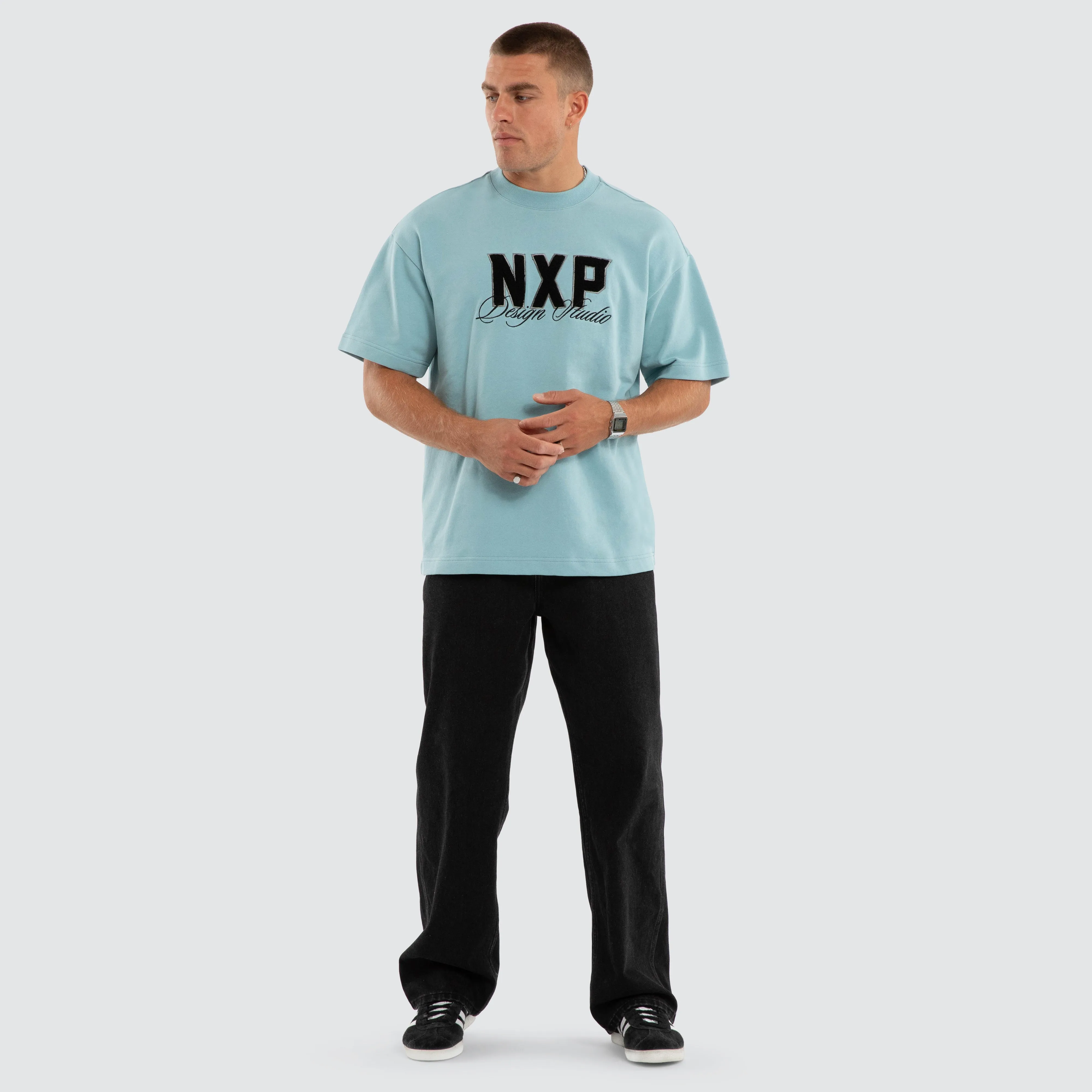 Dwell Loopback Raptor Tee Cameo sold by Nena and Pasadena product image thumbnail 5