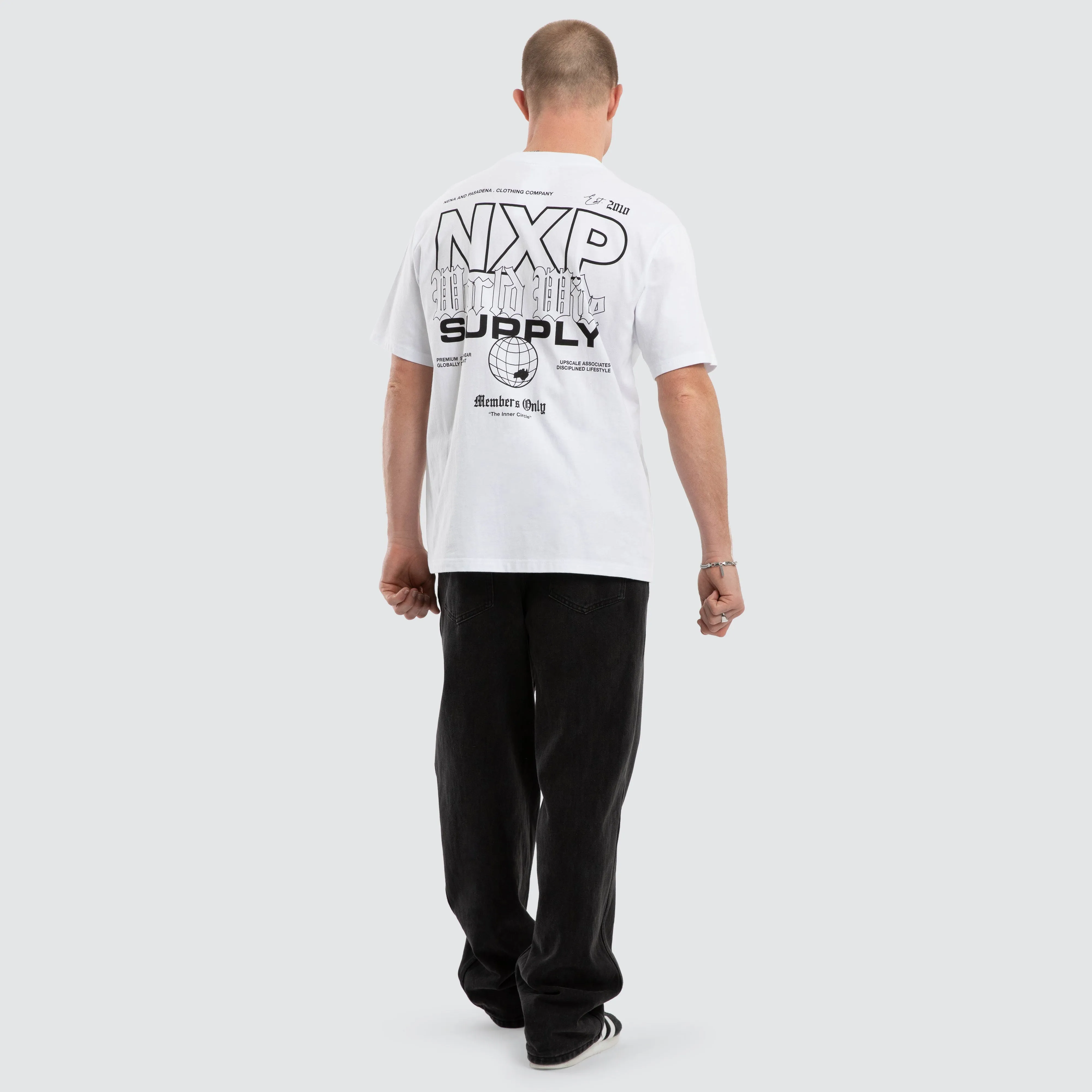 Dominant Classic Tee Optical White sold by Nena and Pasadena product image thumbnail 5