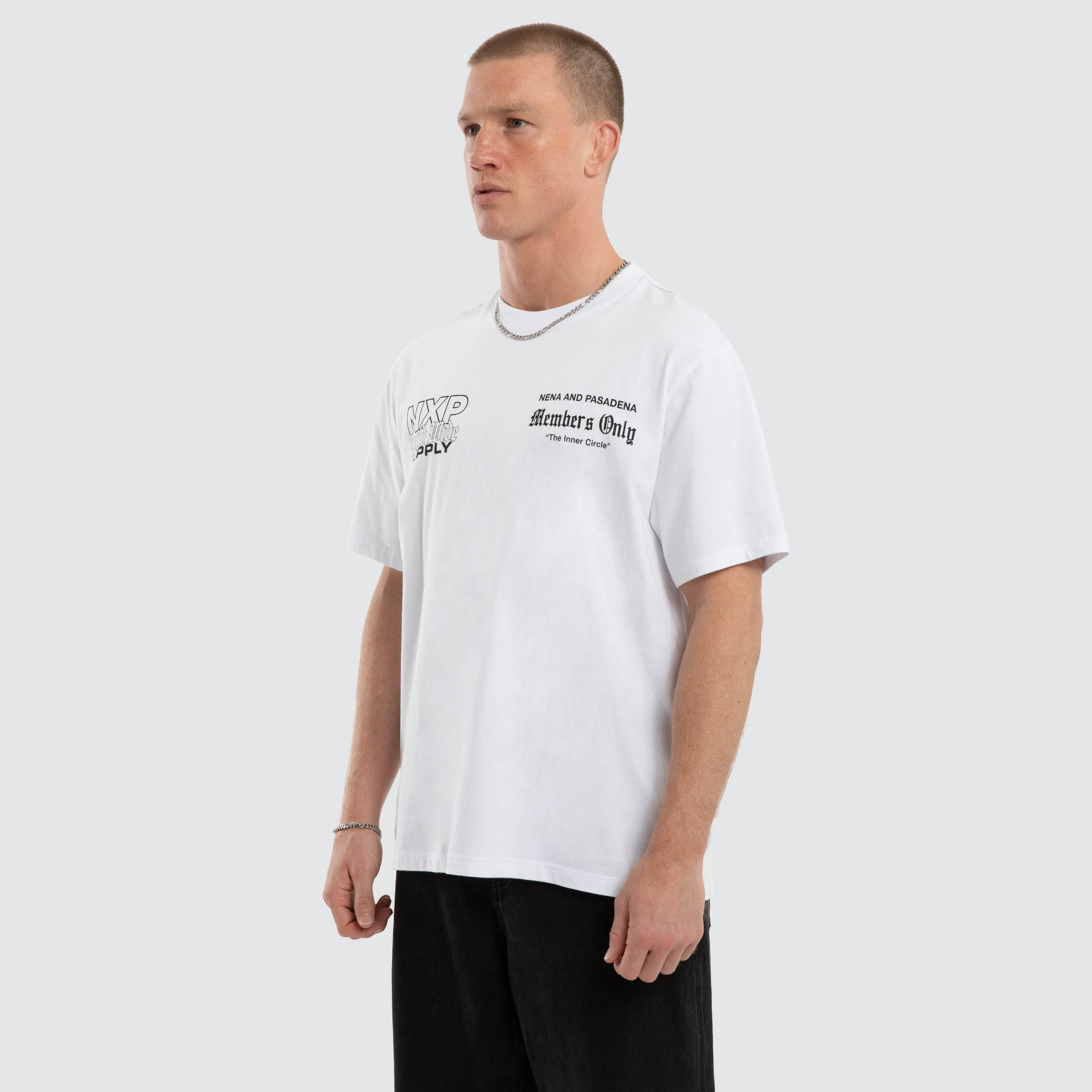 Dominant Classic Tee Optical White sold by Nena and Pasadena product image thumbnail 4