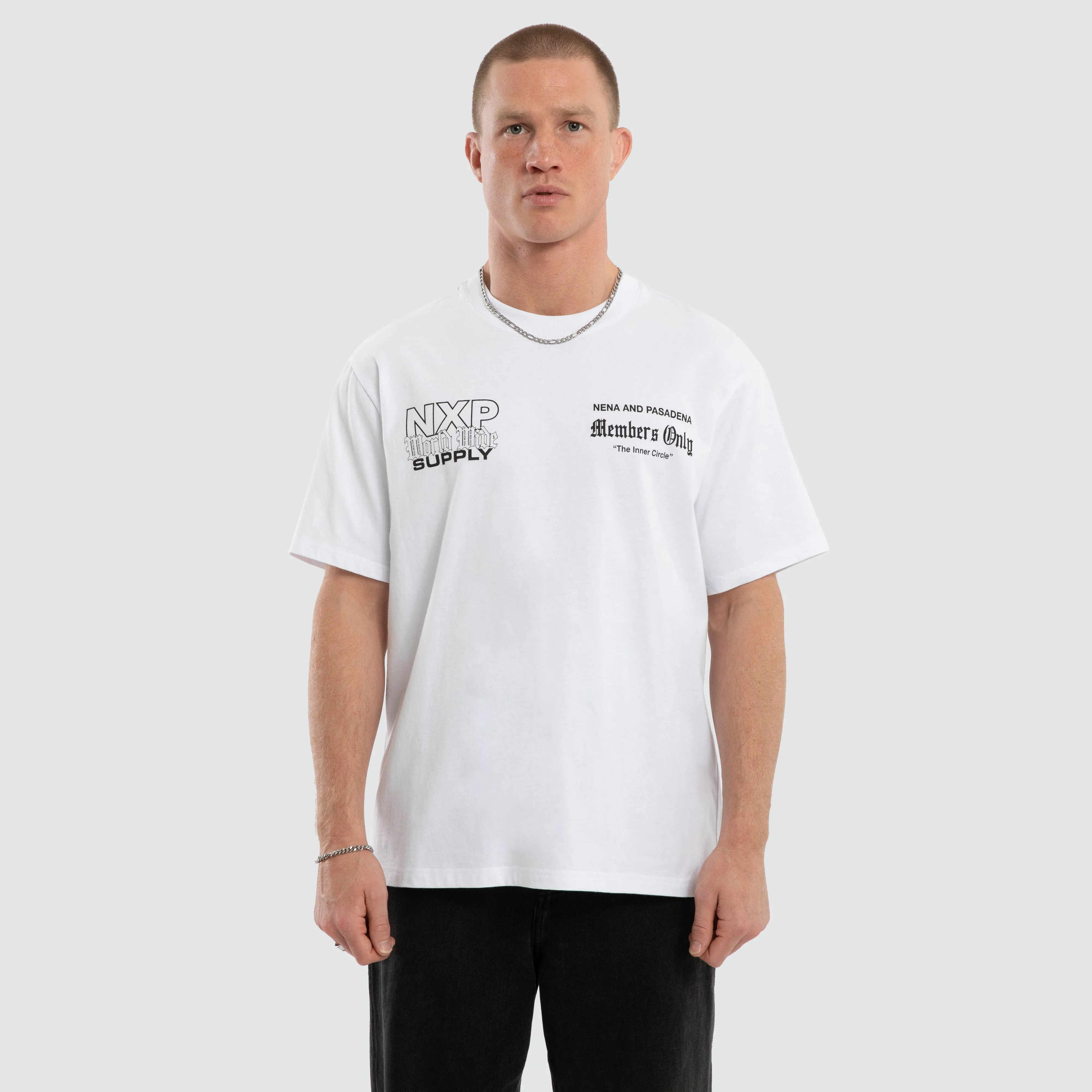 Dominant Classic Tee Optical White sold by Nena and Pasadena product image thumbnail 3