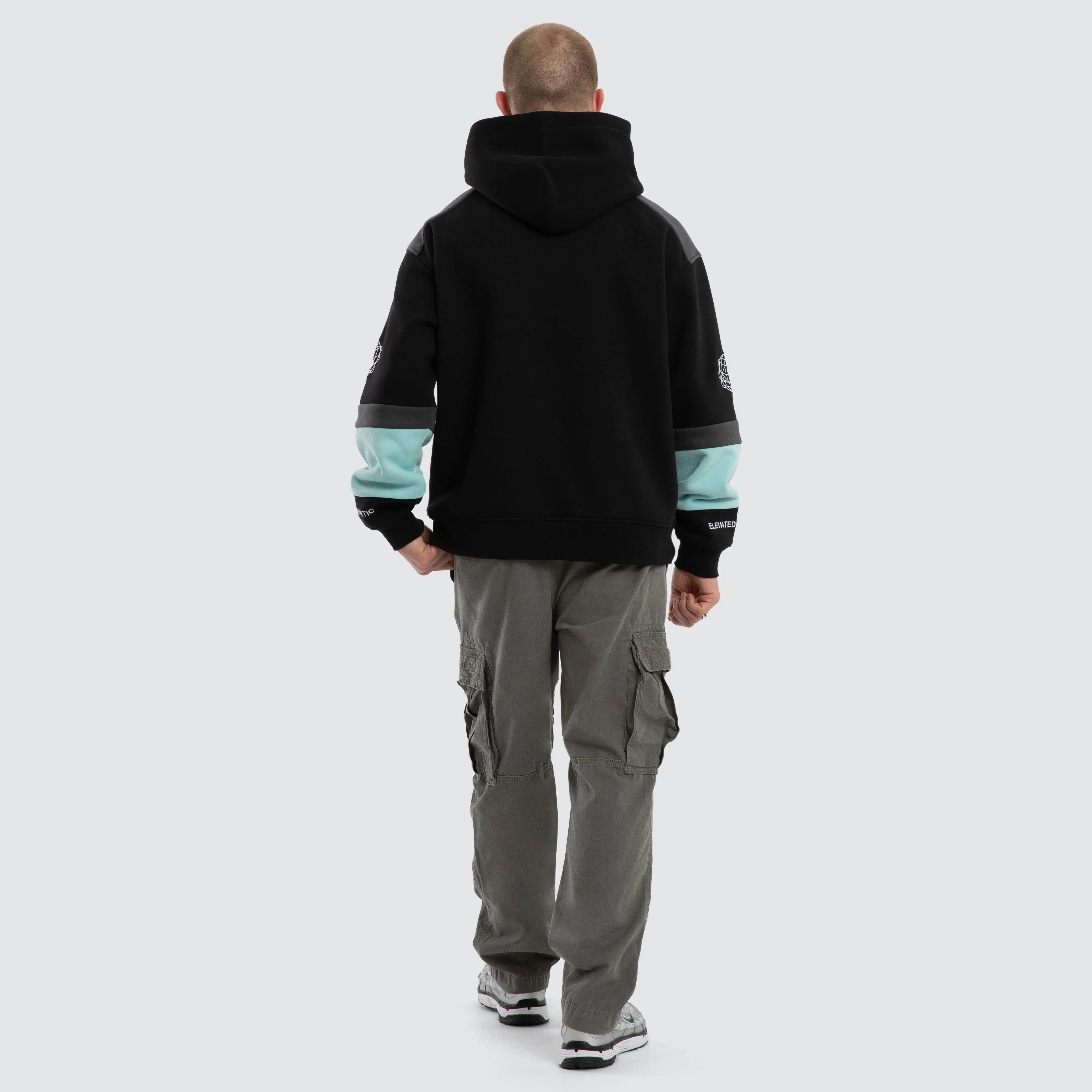Wordly Relaxed Hoodie Jet Black sold by Nena and Pasadena product image thumbnail 2