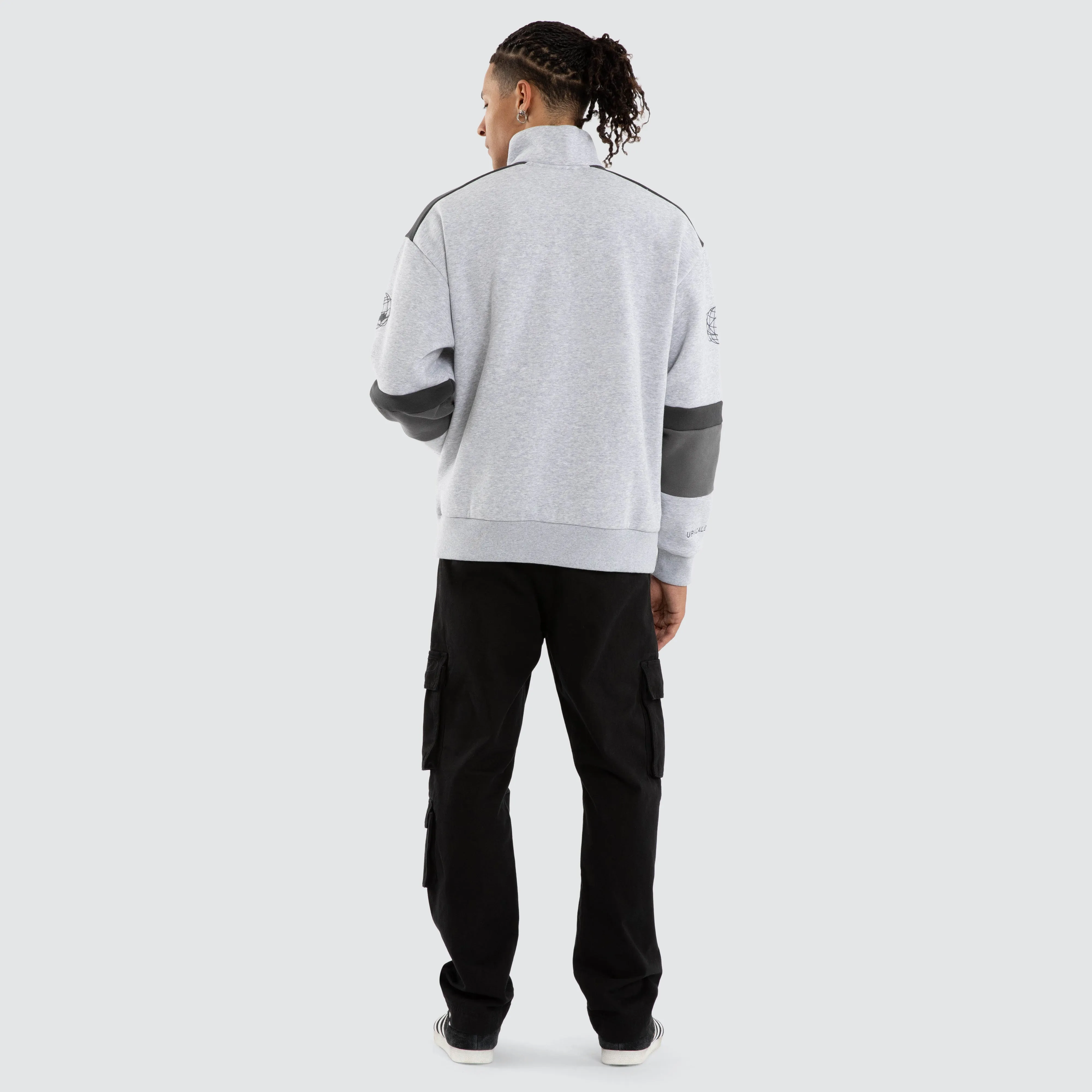 Eternal Zip Pullover Sweater Grey Marle sold by Nena and Pasadena product image thumbnail 2