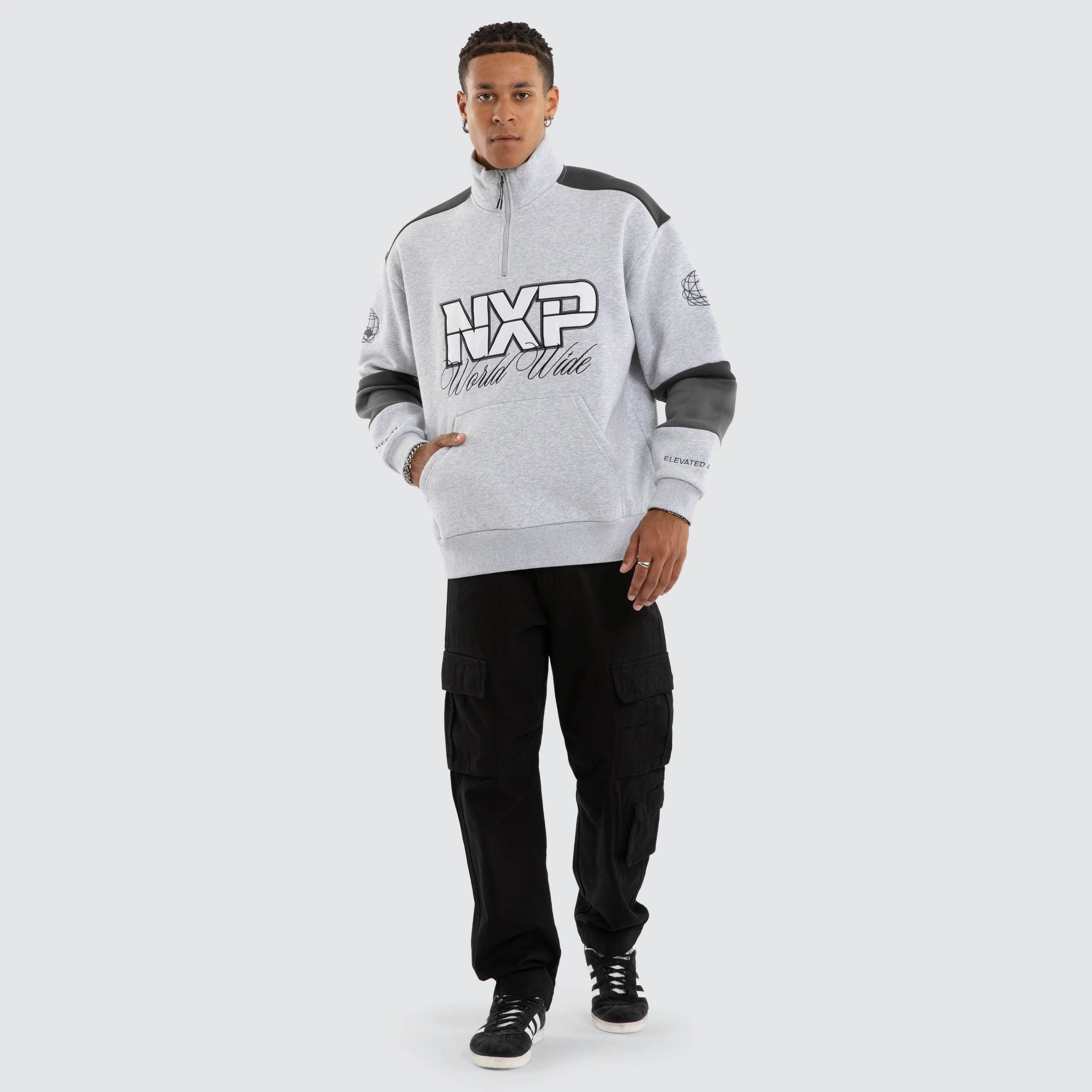 Eternal Zip Pullover Sweater Grey Marle sold by Nena and Pasadena product image thumbnail 5