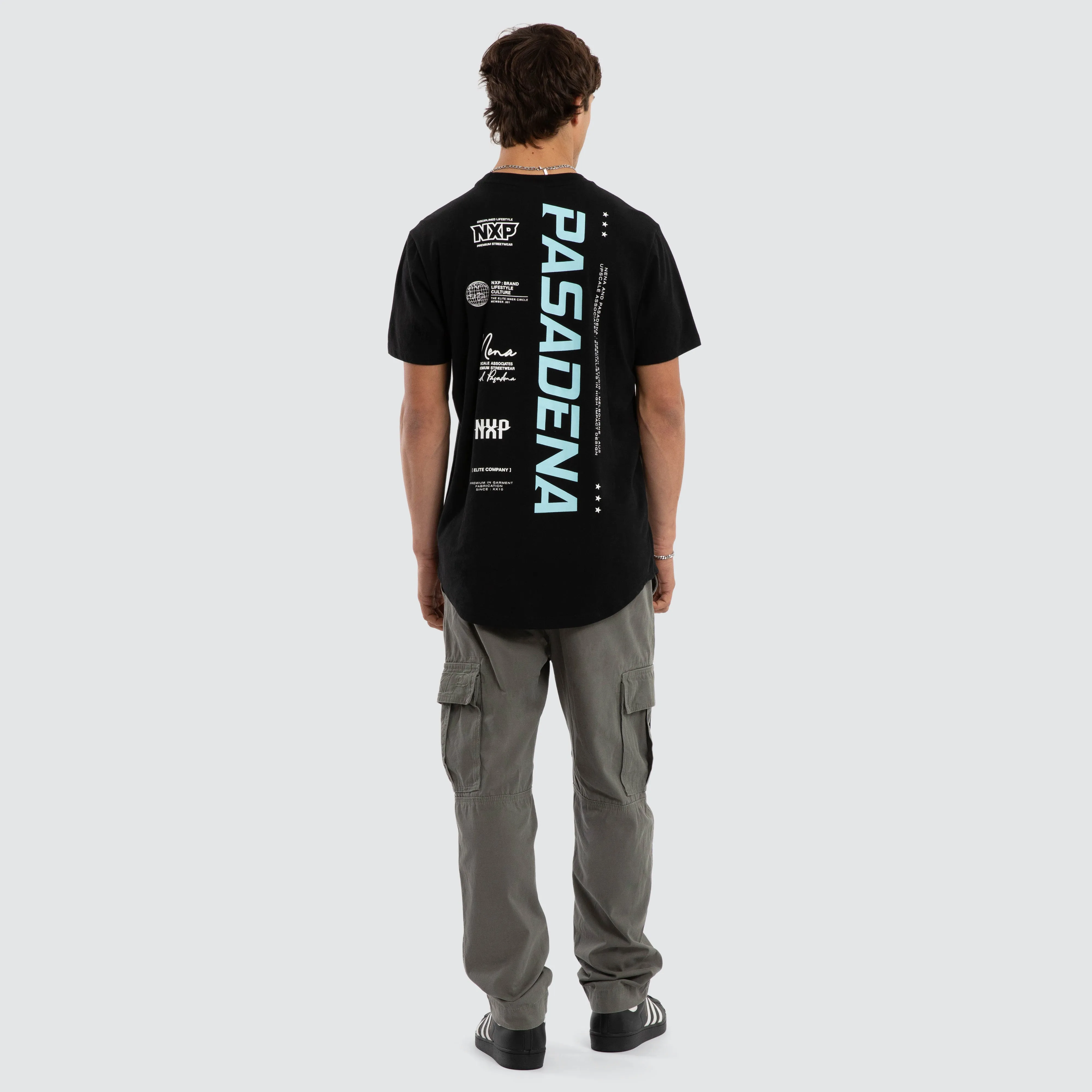 System Dual Curved Tee Jet Black sold by Nena and Pasadena product image thumbnail 4
