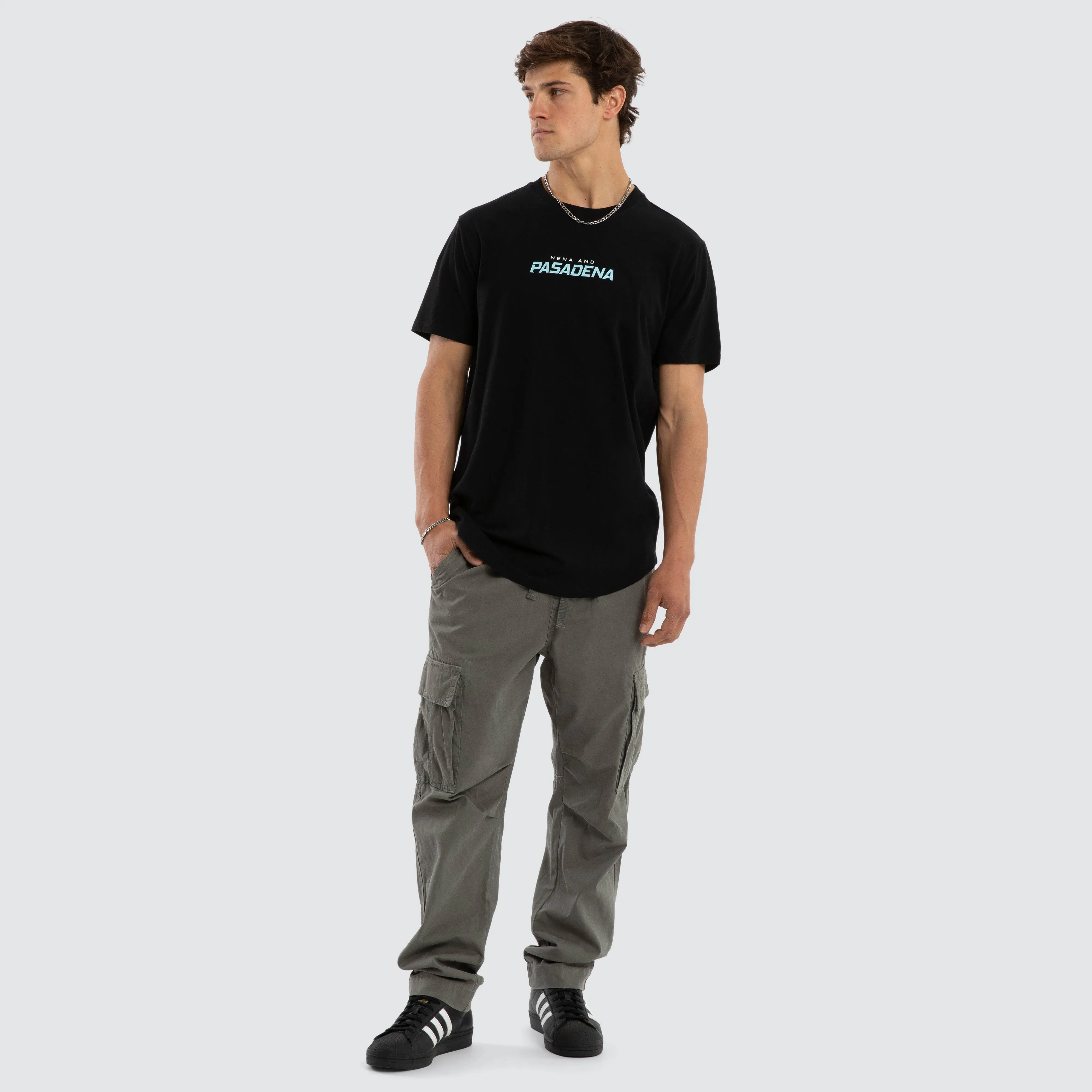 System Dual Curved Tee Jet Black sold by Nena and Pasadena product image thumbnail 5