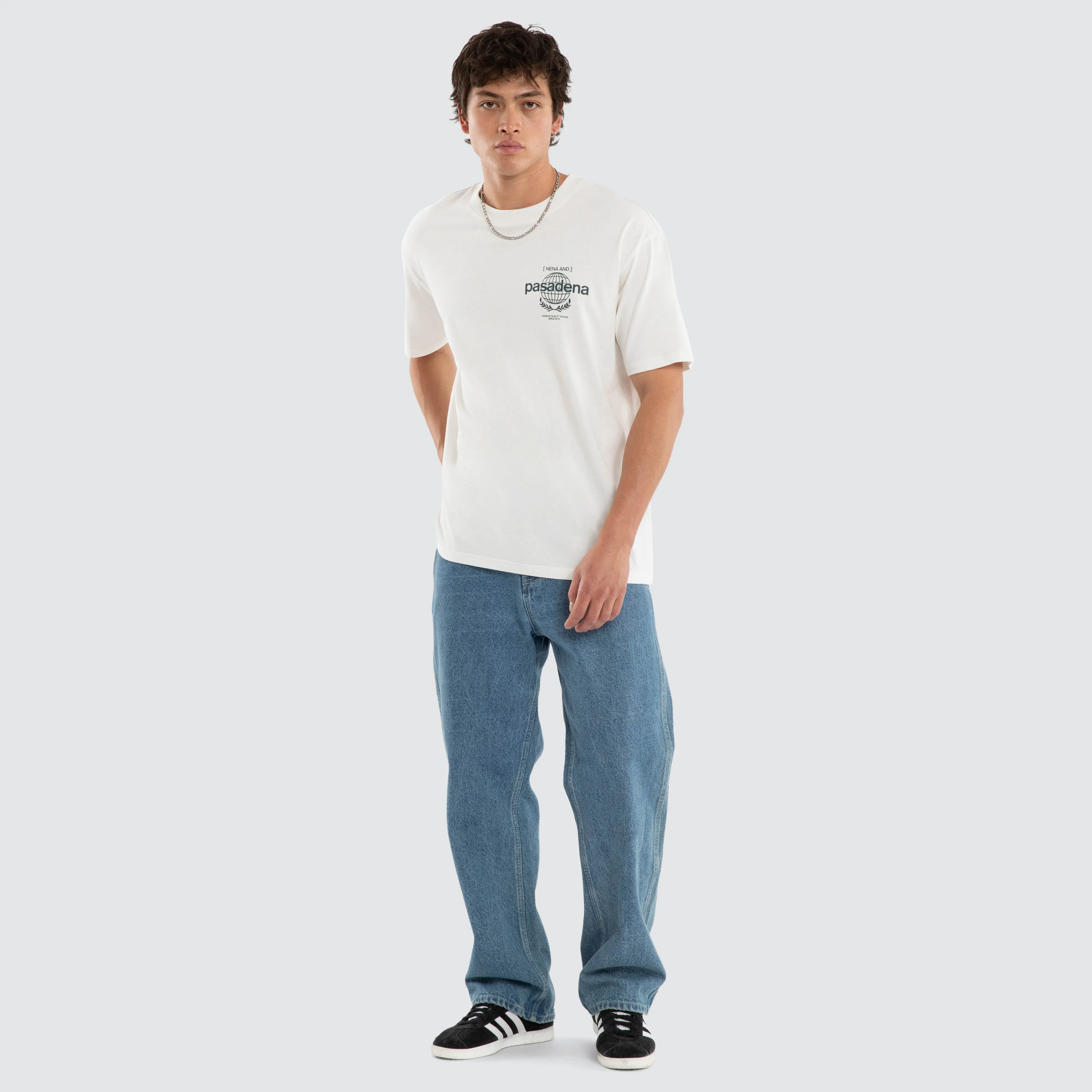 Dreams Box Fit Tee Natural White sold by Nena and Pasadena product image thumbnail 5