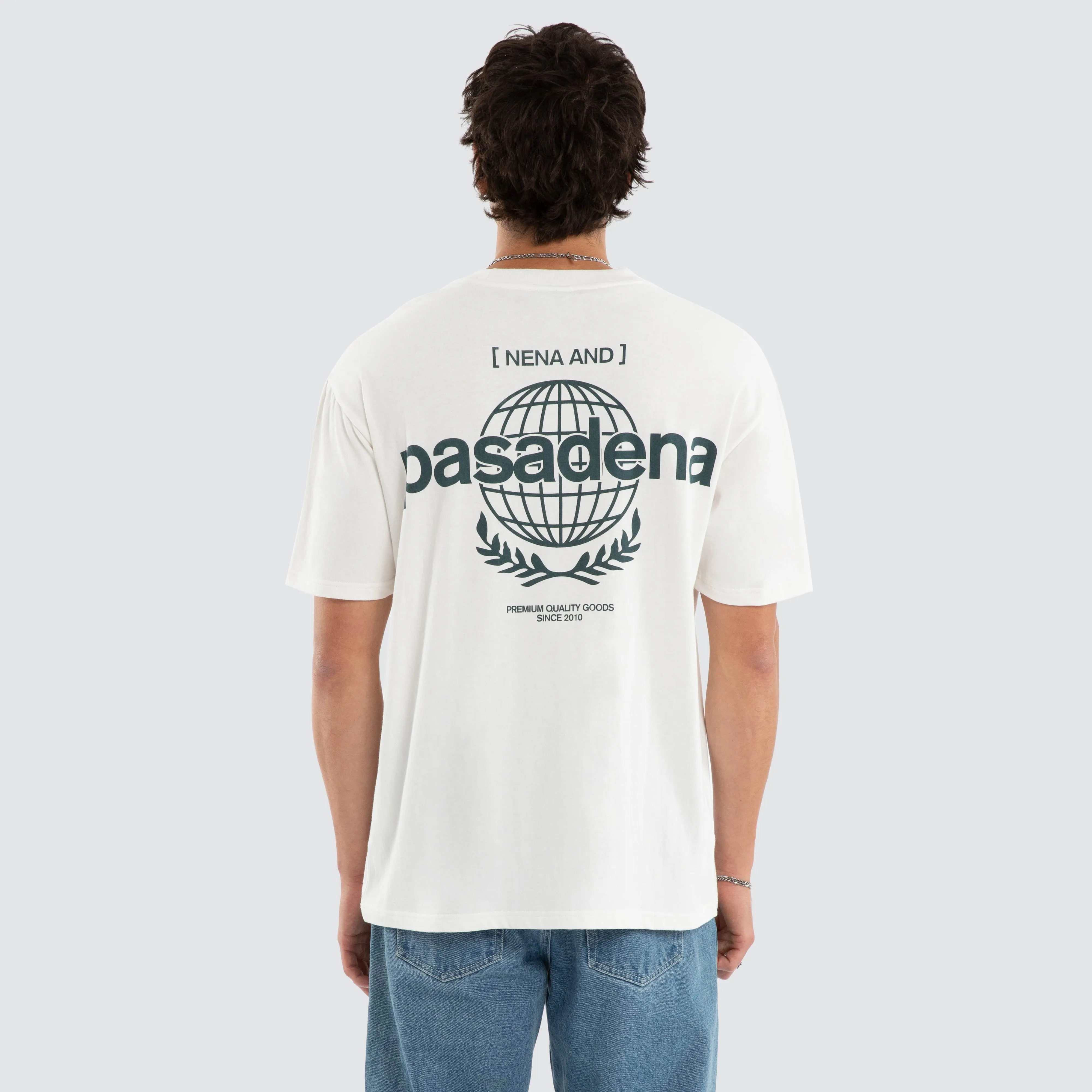 Dreams Box Fit Tee Natural White sold by Nena and Pasadena product image thumbnail 2