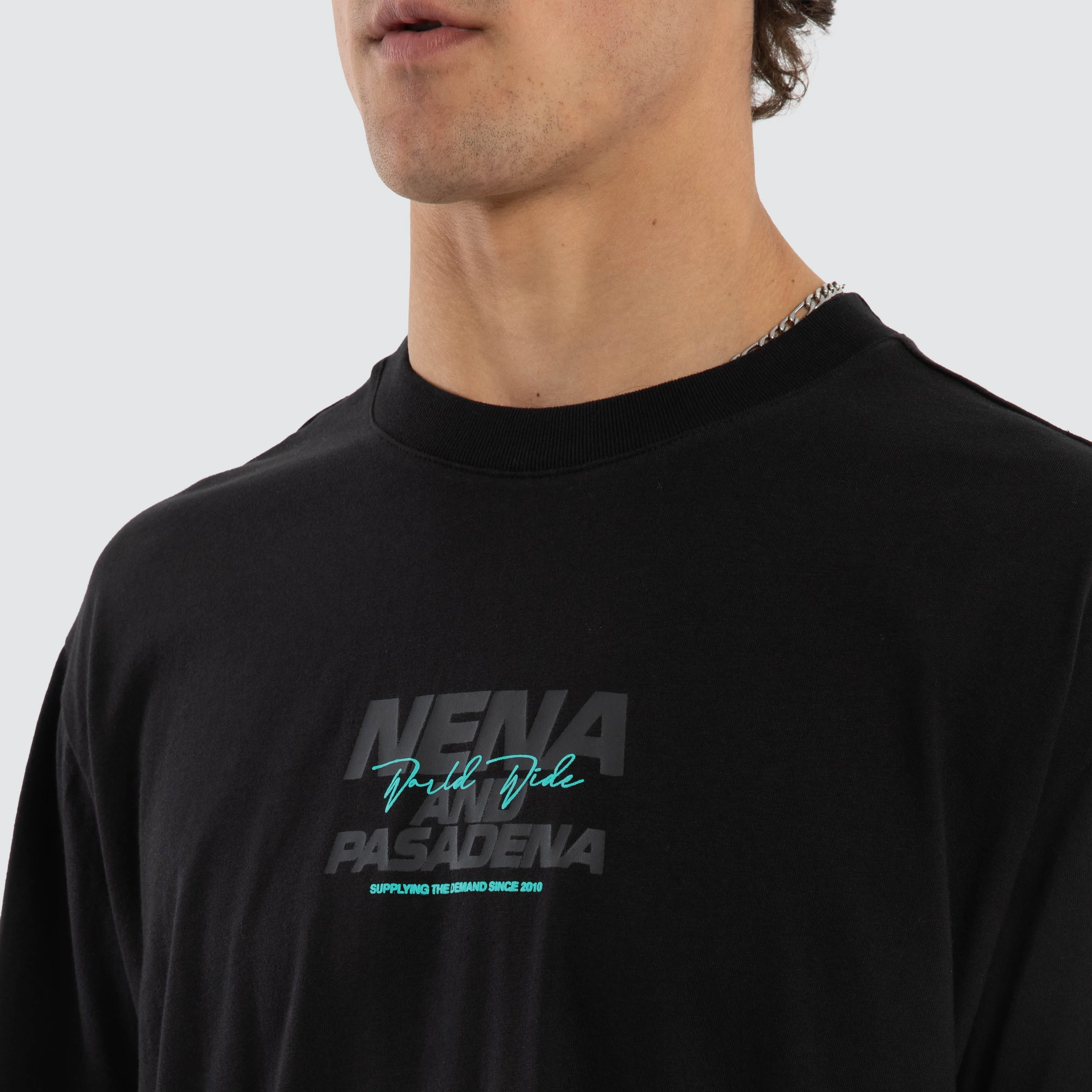 Hybrid Box Fit Tee Anthracite Black sold by Nena and Pasadena product image thumbnail 3