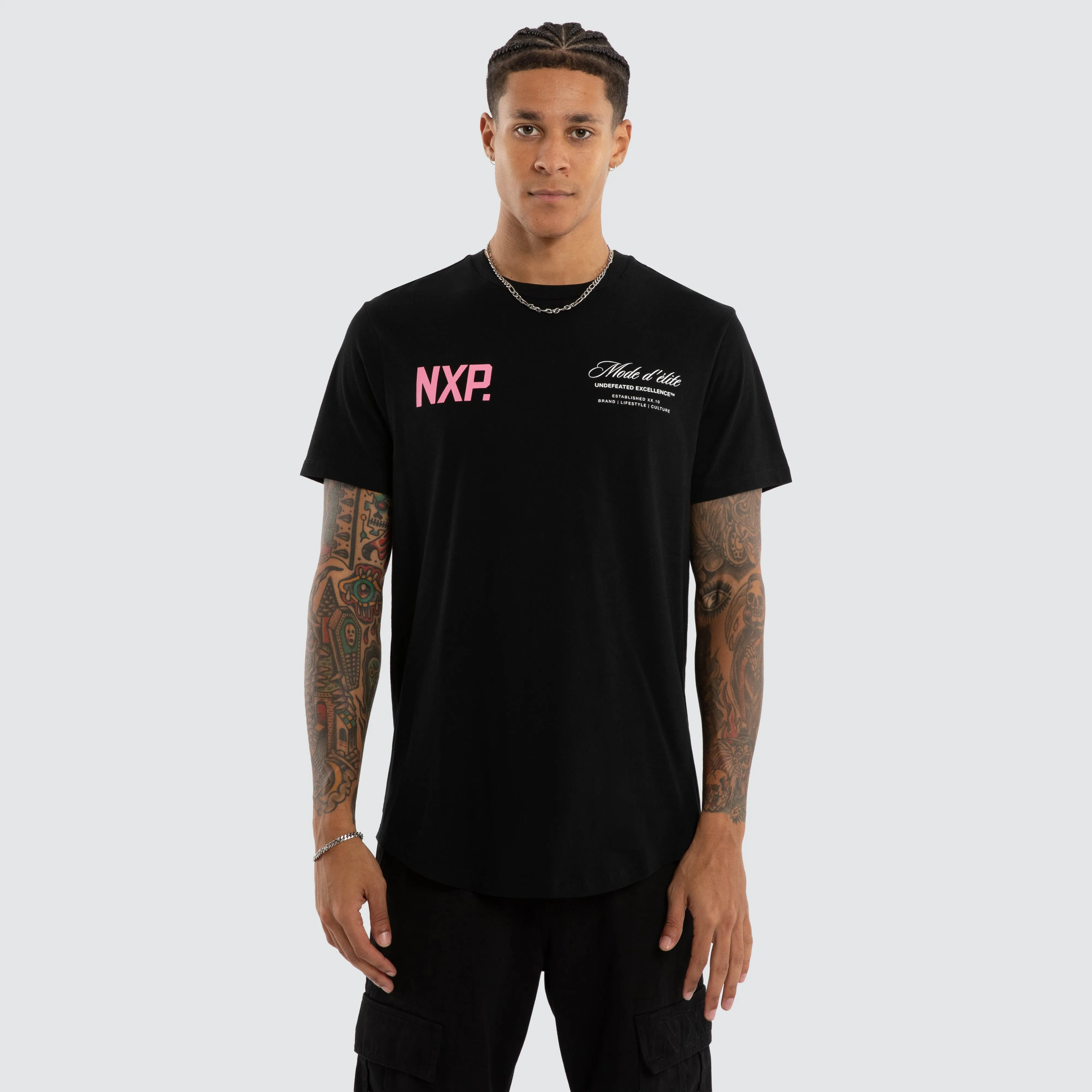 Riot Dual Curved Tee Jet Black sold by Nena and Pasadena product image thumbnail 2