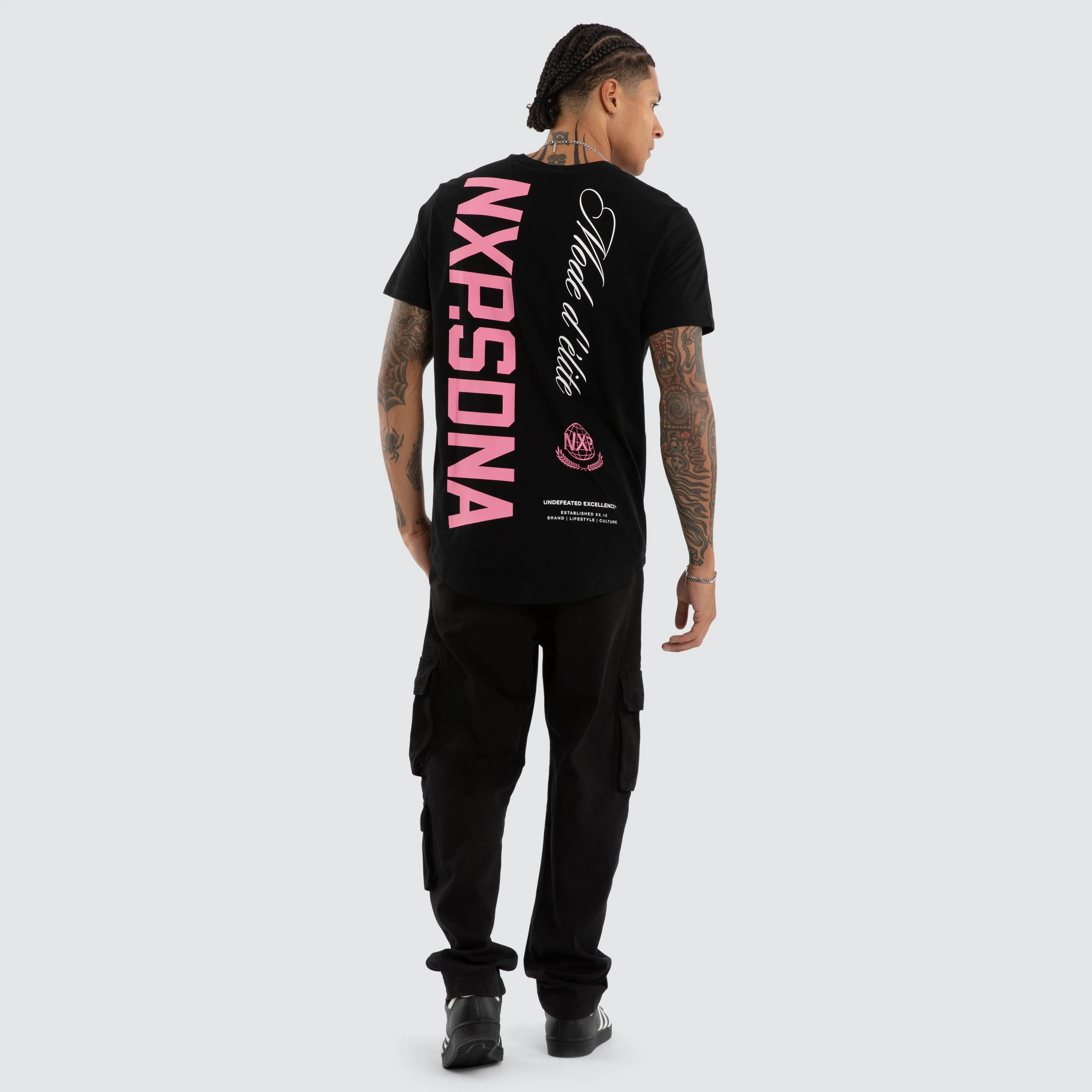 Riot Dual Curved Tee Jet Black sold by Nena and Pasadena product image thumbnail 4