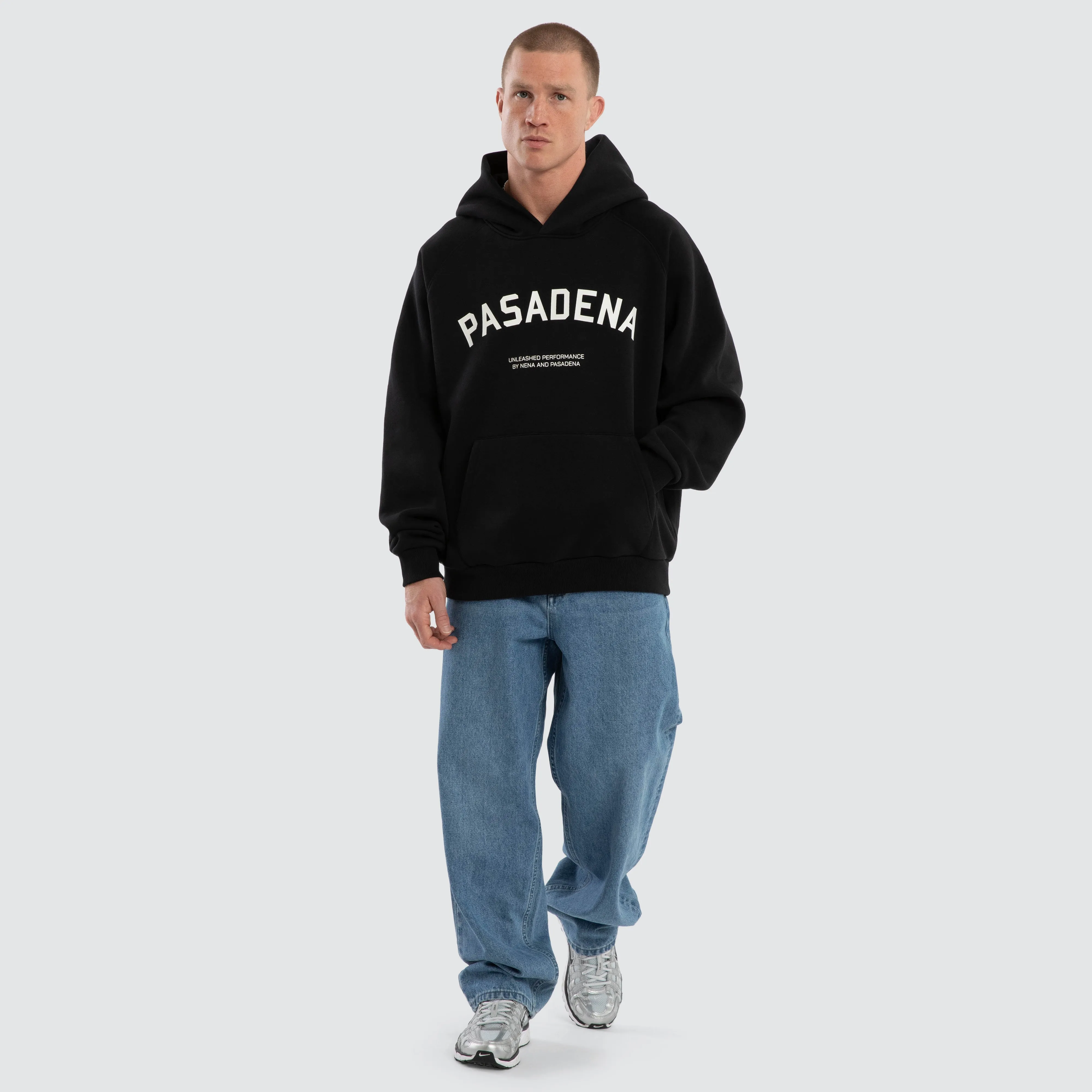 Rich Raglan Fleece Hoodie Anthracite Black sold by Nena and Pasadena product image thumbnail 4