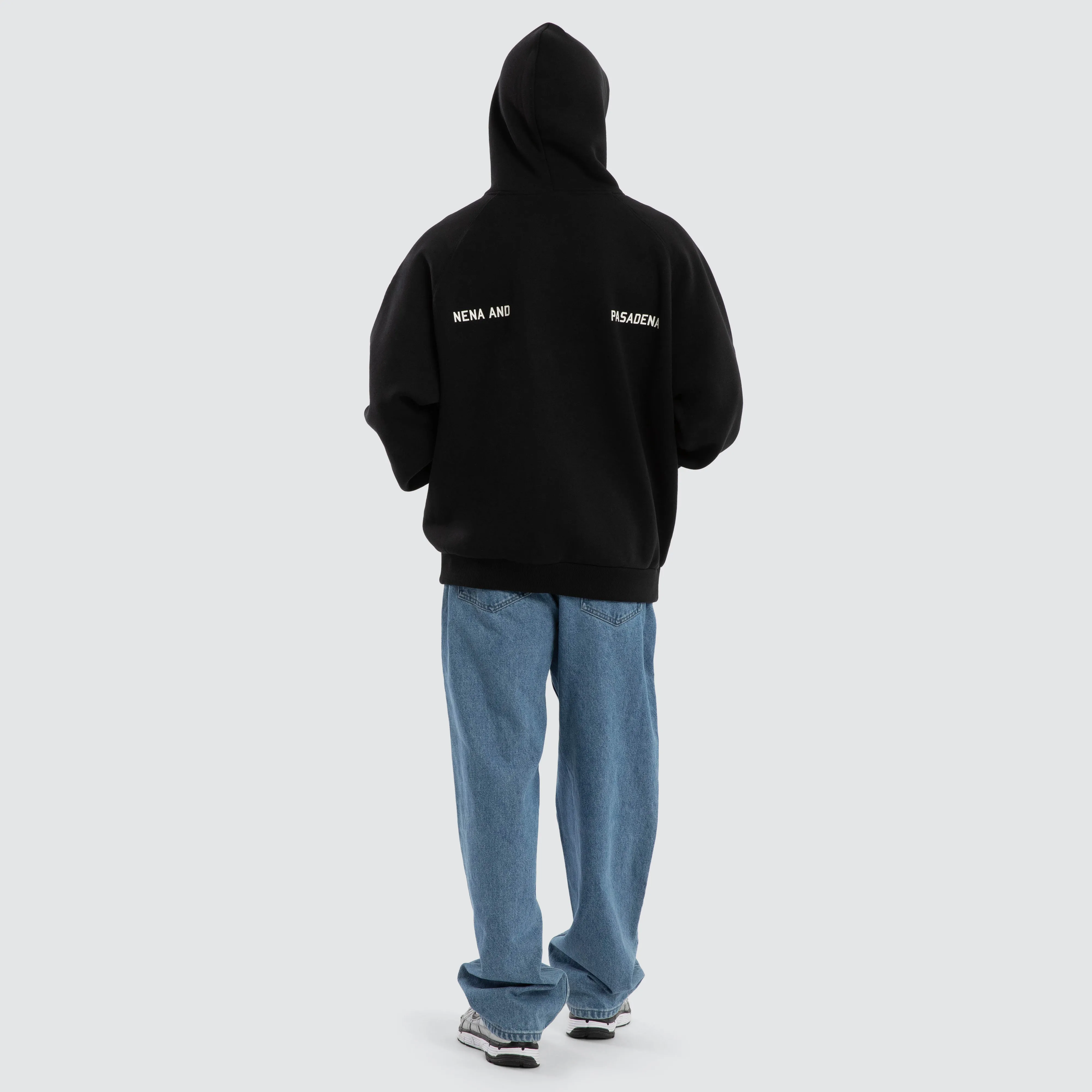 Rich Raglan Fleece Hoodie Anthracite Black sold by Nena and Pasadena product image thumbnail 5