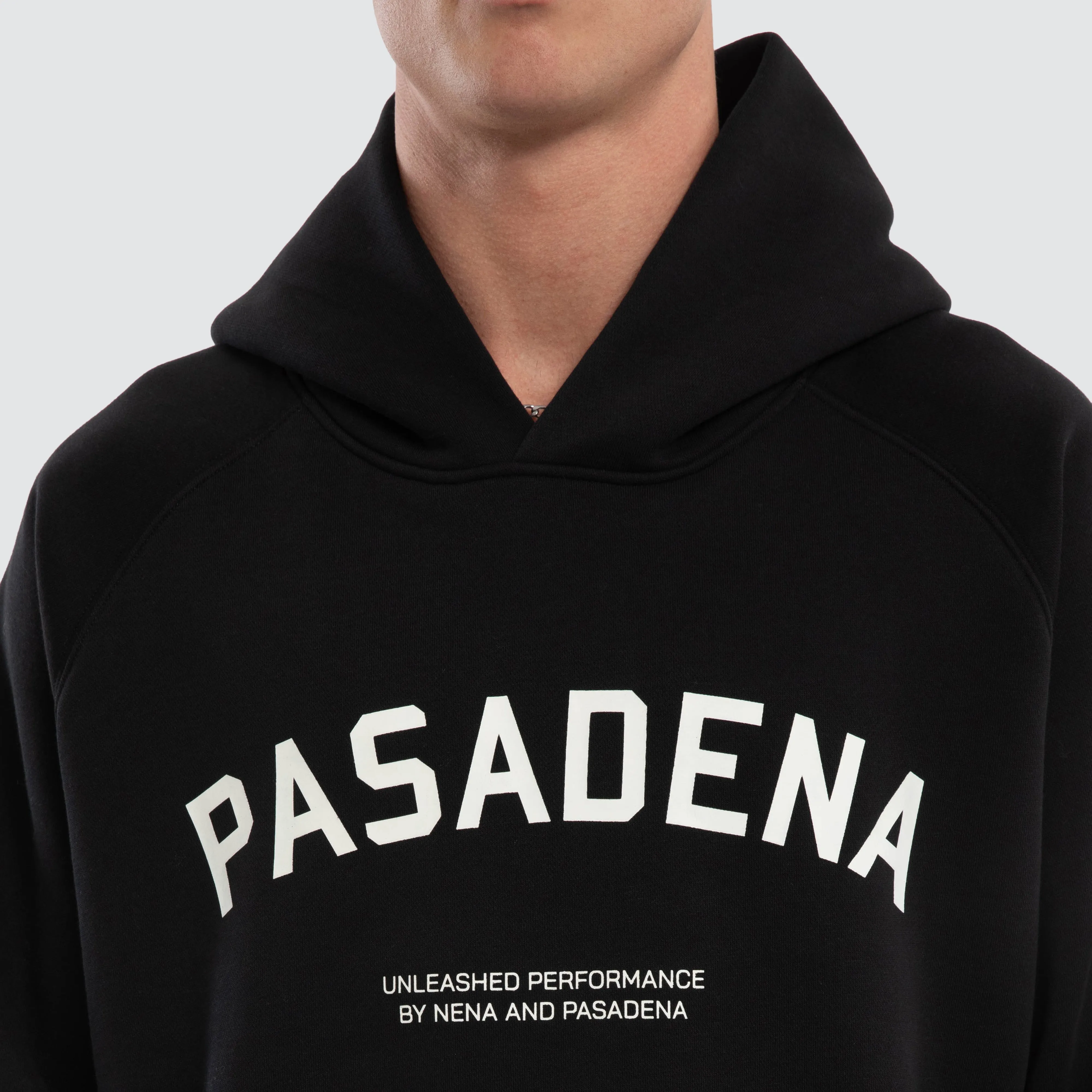 Rich Raglan Fleece Hoodie Anthracite Black sold by Nena and Pasadena product image thumbnail 2
