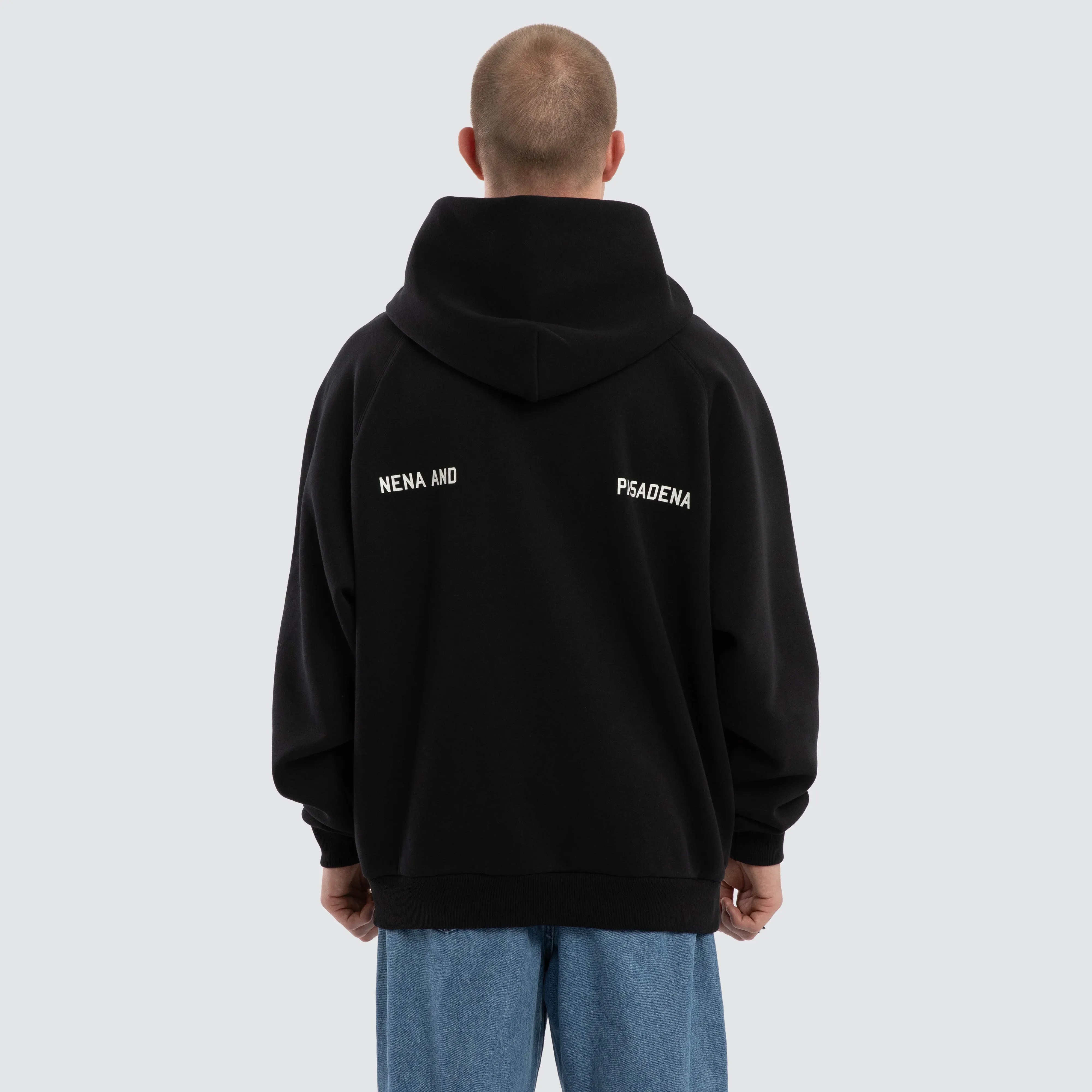 Rich Raglan Fleece Hoodie Anthracite Black sold by Nena and Pasadena product image thumbnail 3