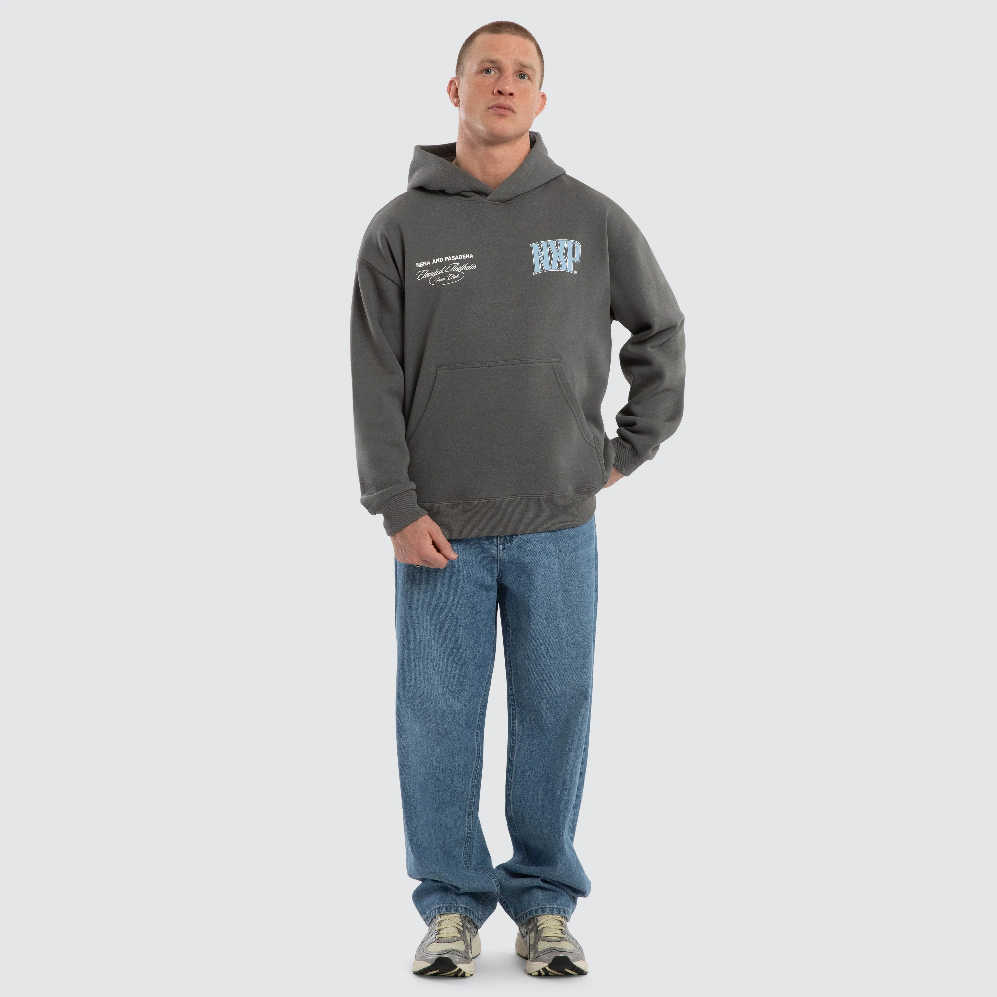 Carbon Relaxed Hoodie Charcoal sold by Nena and Pasadena product image thumbnail 5