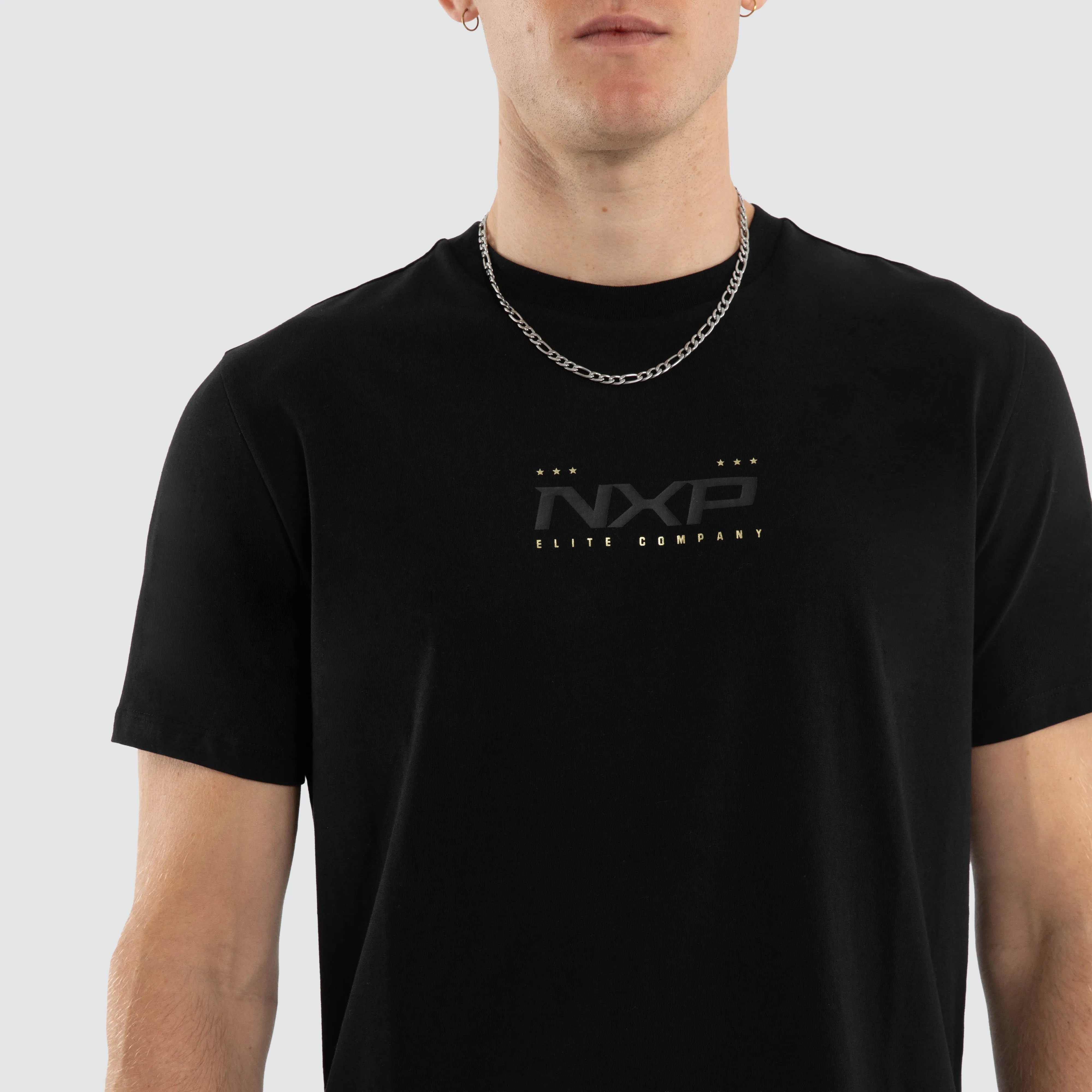 Deliberate Dual Curved Tee Jet Black sold by Nena and Pasadena product image thumbnail 3