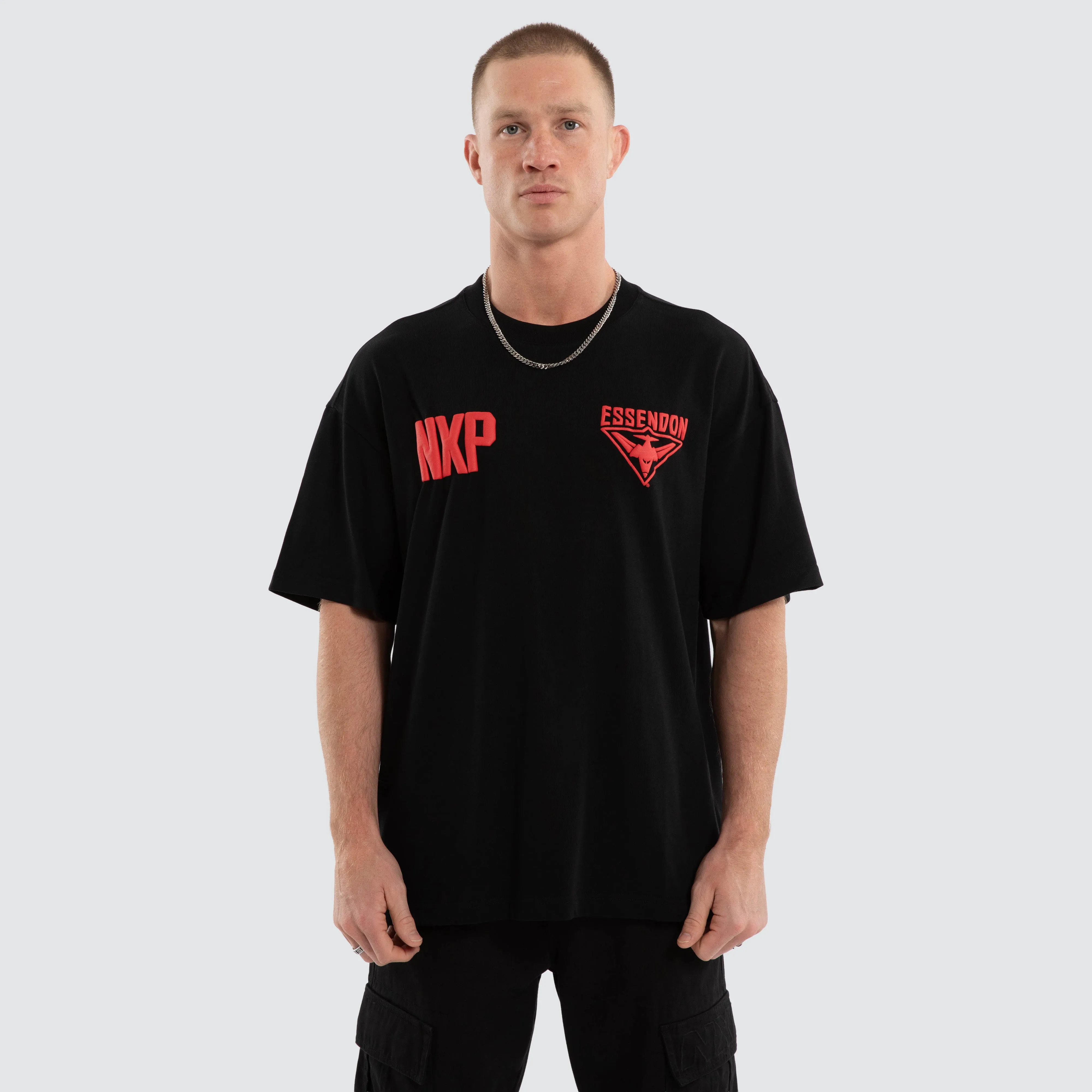 Essendon Bombers Archive Raptor Tee Jet Black sold by Nena and Pasadena product image thumbnail 2