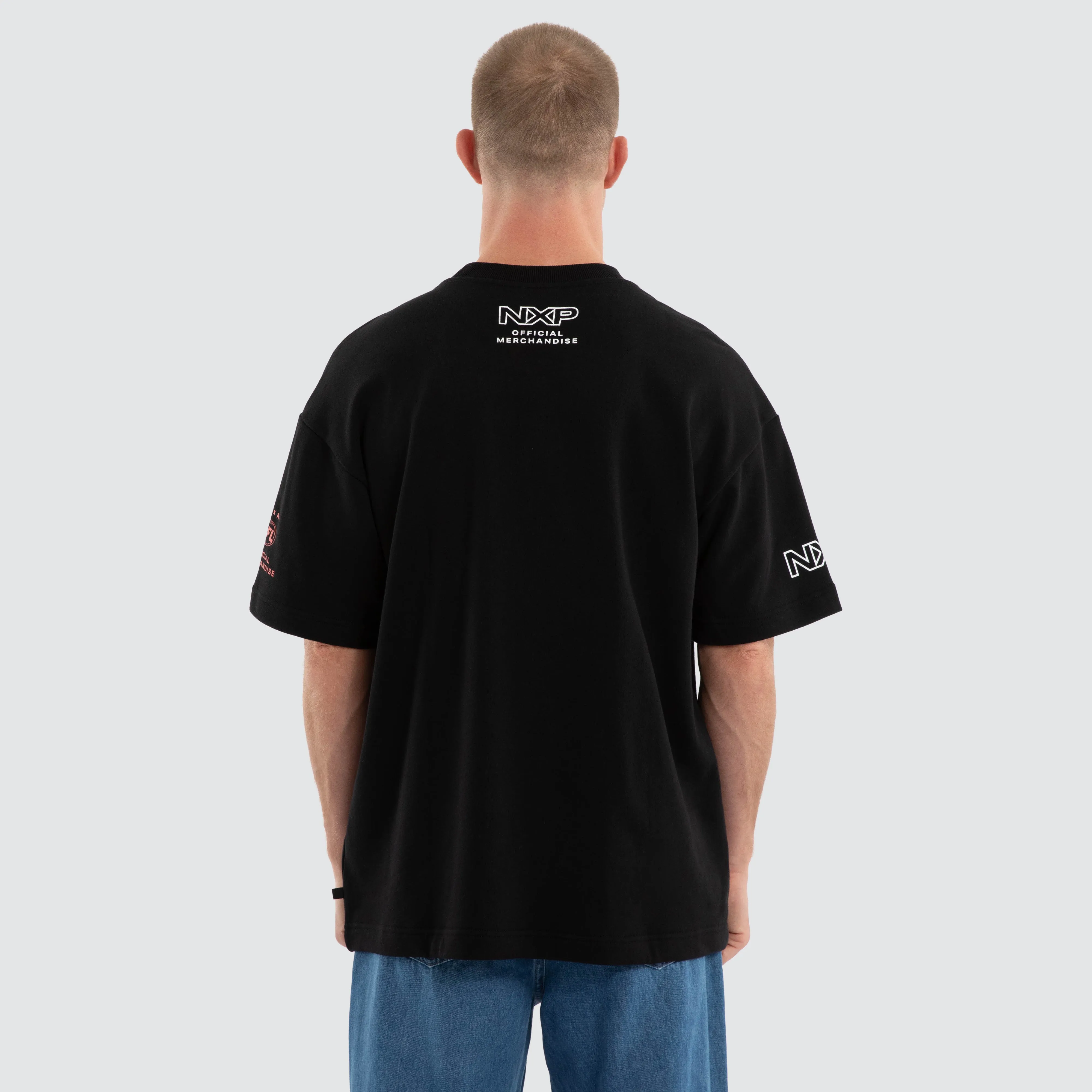 Essendon Bombers Gold Raptor Tee Jet Black sold by Nena and Pasadena product image thumbnail 5