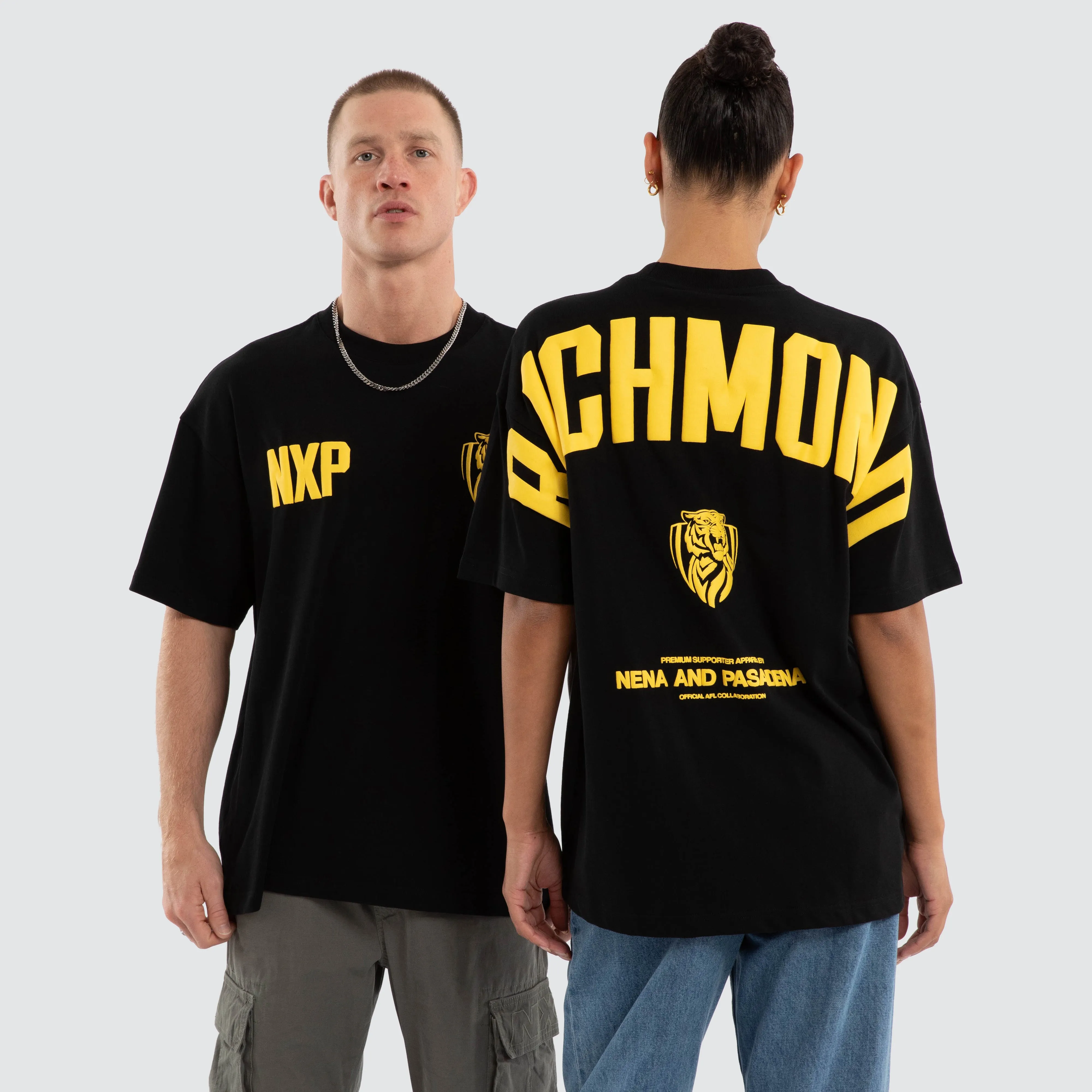 Richmond Tigers Archive Raptor Tee Jet Black sold by Nena and Pasadena product image thumbnail 4