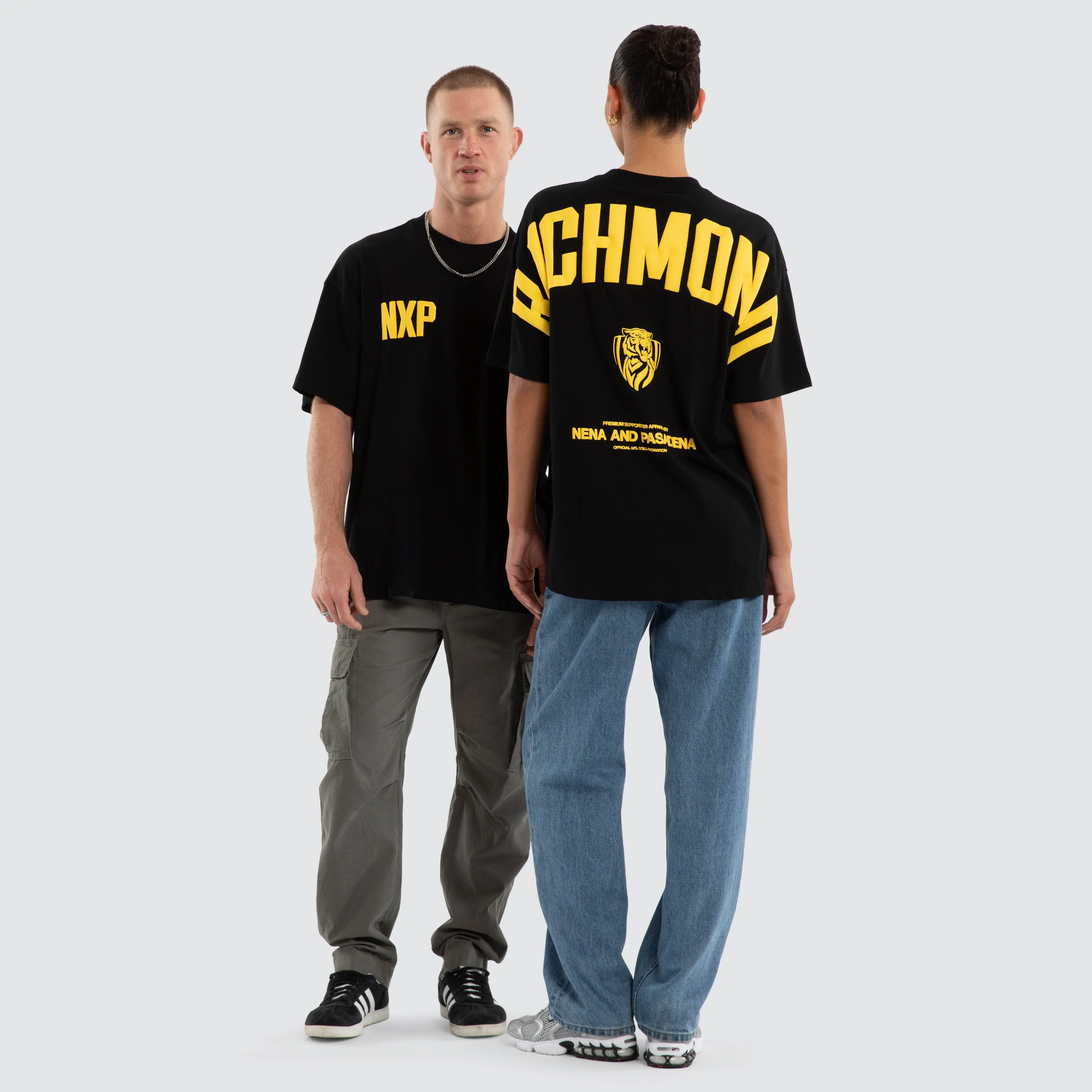 Richmond Tigers Archive Raptor Tee Jet Black sold by Nena and Pasadena product image thumbnail 5