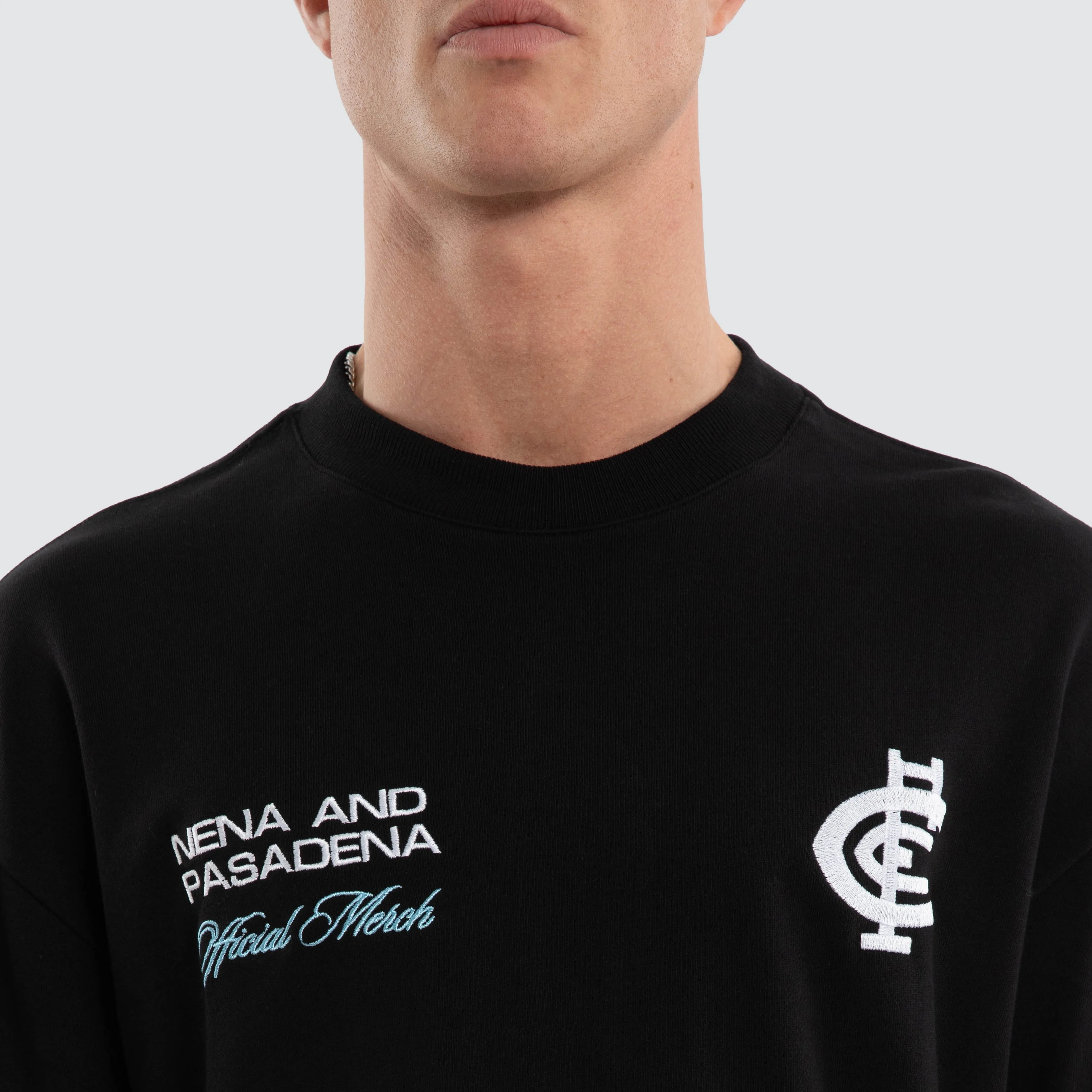 Carlton Blues Advance Raptor Tee Jet Black sold by Nena and Pasadena product image thumbnail 5