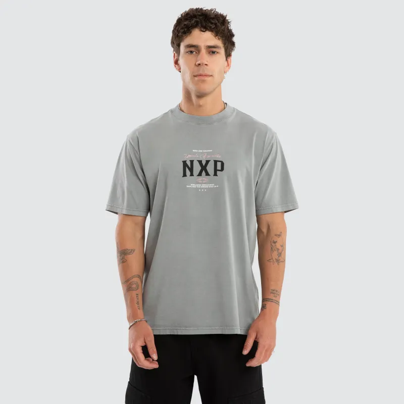 Chronos Classic Tee Neutral Grey made by Nena and Pasadena