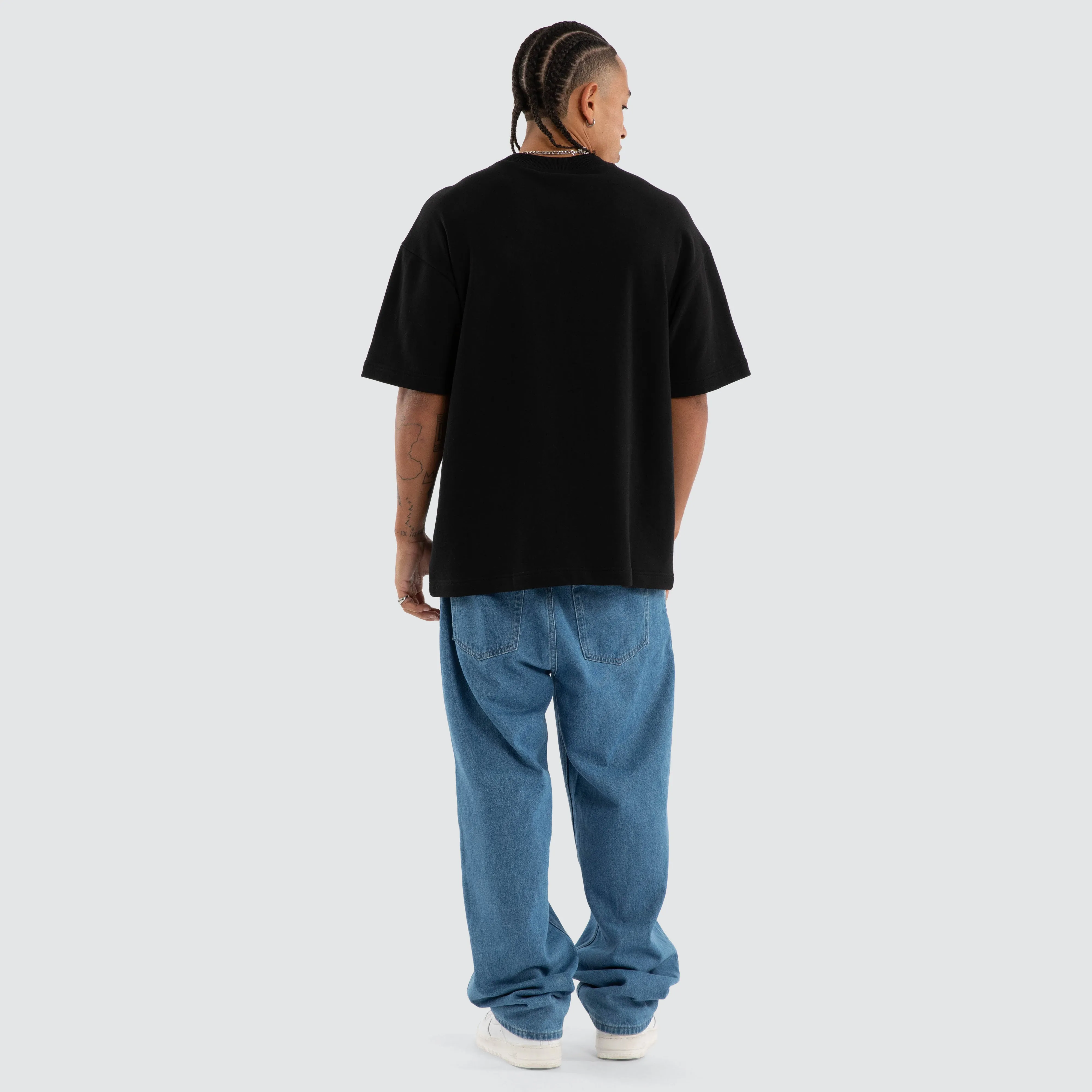 Draekon Loopback Raptor Tee Anthracite Black sold by Nena and Pasadena product image thumbnail 4