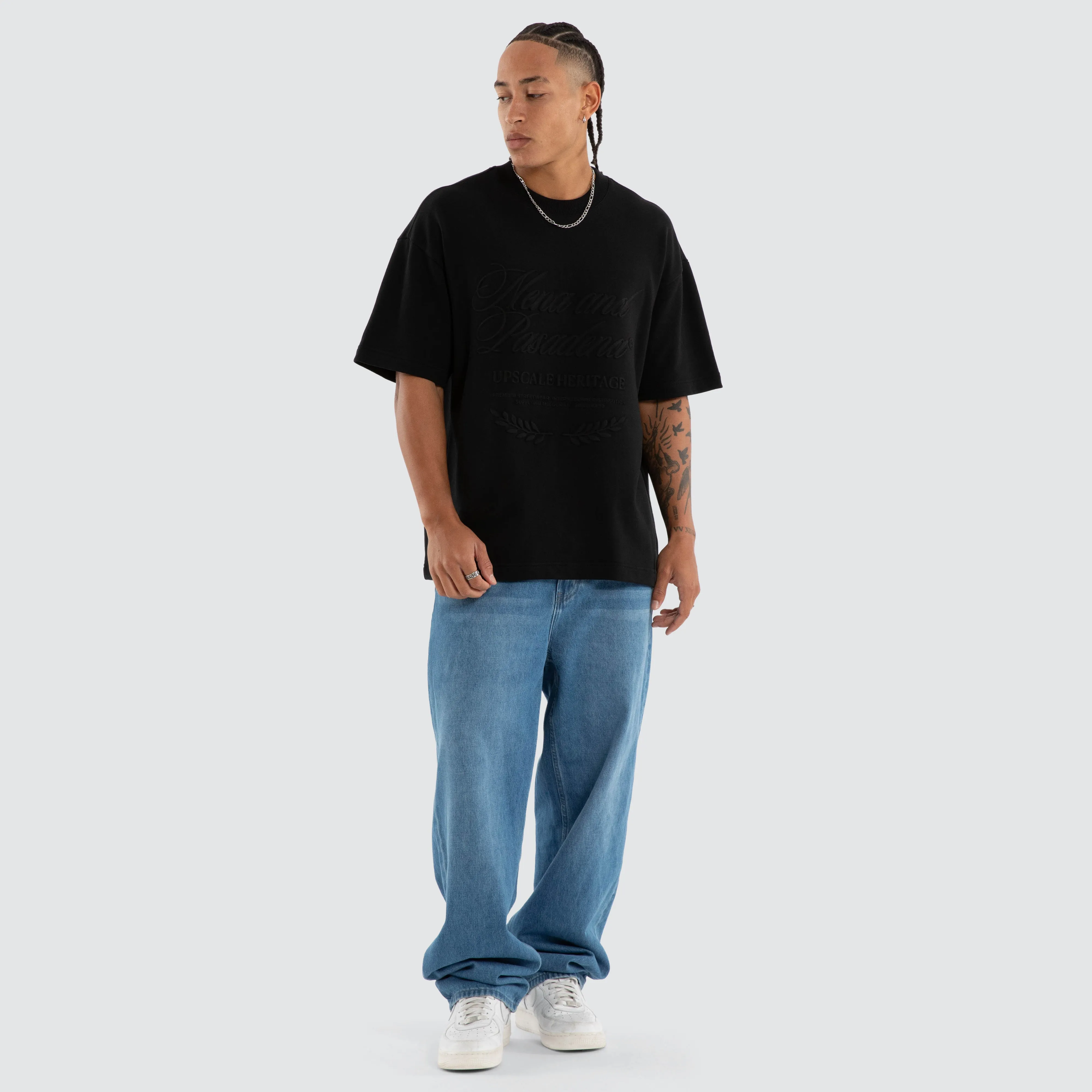Draekon Loopback Raptor Tee Anthracite Black sold by Nena and Pasadena product image thumbnail 5