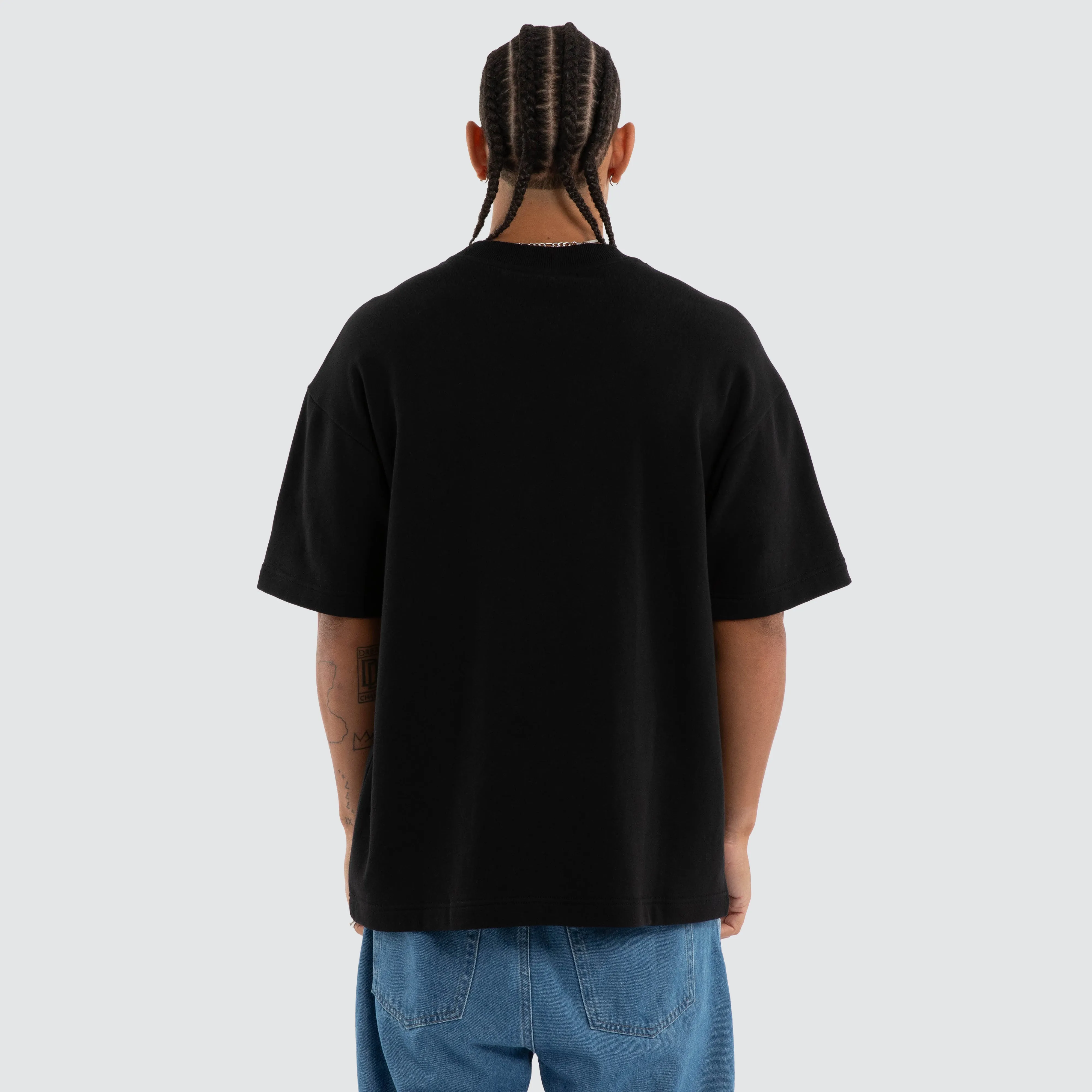 Draekon Loopback Raptor Tee Anthracite Black sold by Nena and Pasadena product image thumbnail 3