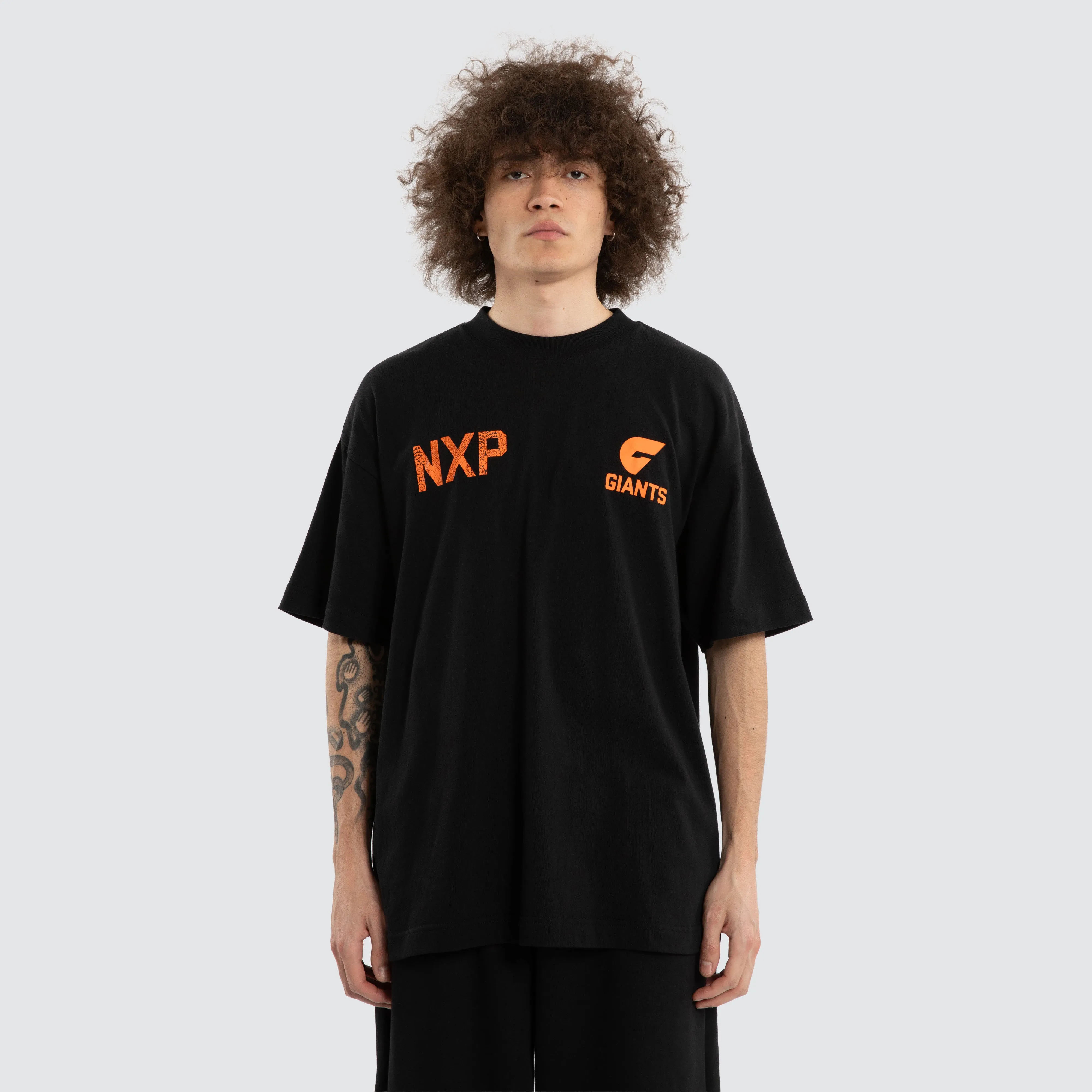 Ben Davis GWS Giants Raptor Tee Jet Black sold by Nena and Pasadena product image thumbnail 5