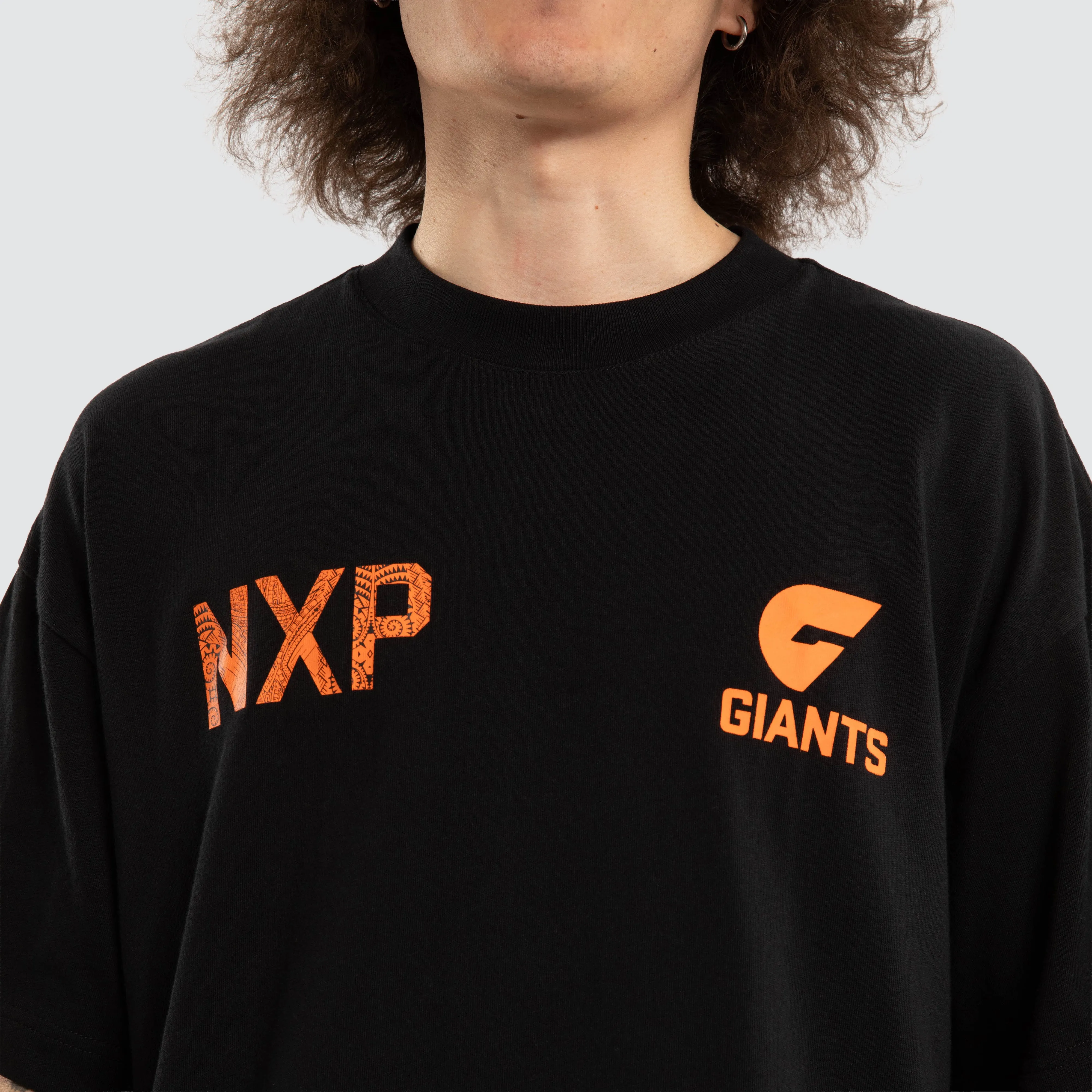 Ben Davis GWS Giants Raptor Tee Jet Black sold by Nena and Pasadena product image thumbnail 3