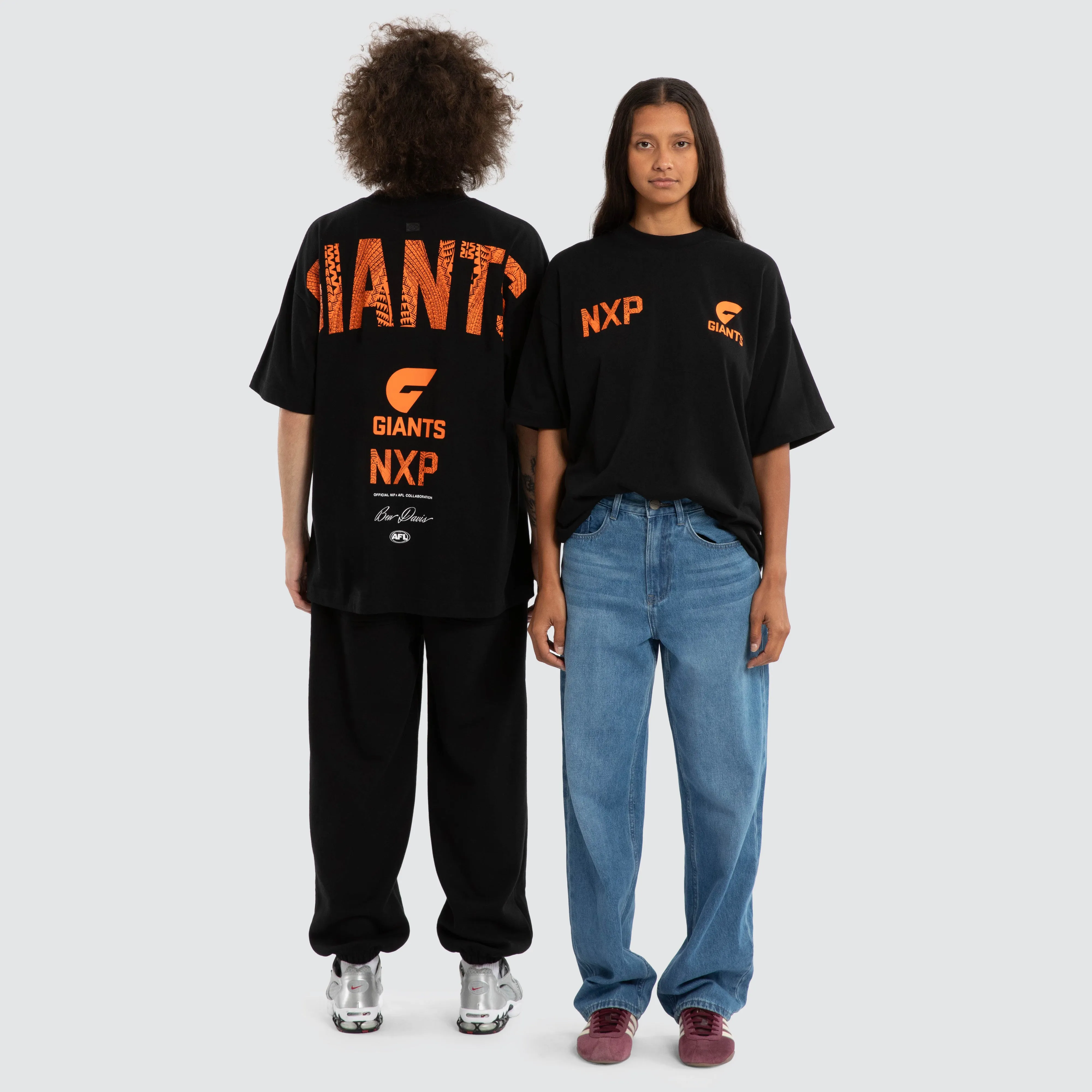 Ben Davis GWS Giants Raptor Tee Jet Black sold by Nena and Pasadena product image thumbnail 4
