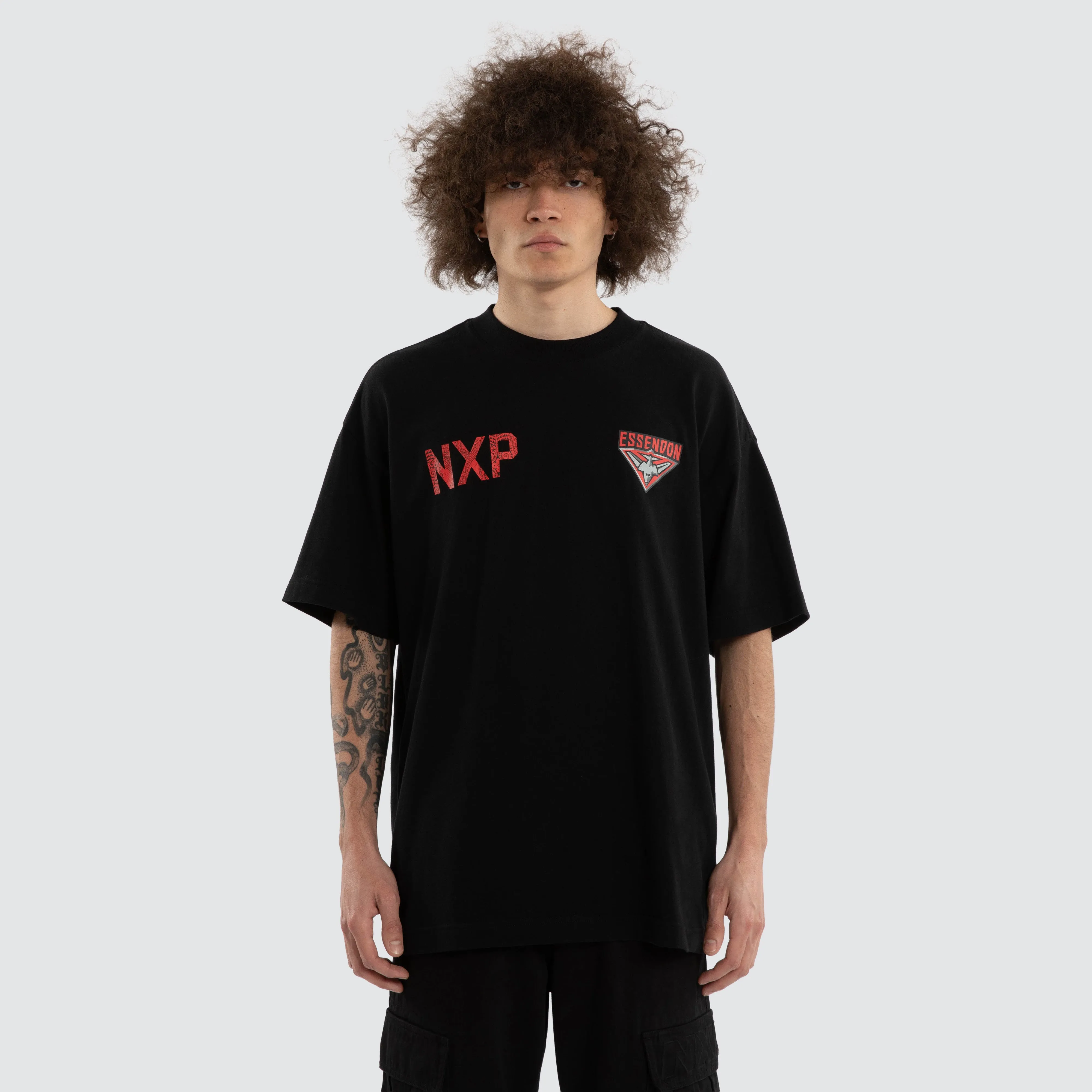 Ben Davis Essendon Bombers Raptor Tee Jet Black sold by Nena and Pasadena product image thumbnail 2