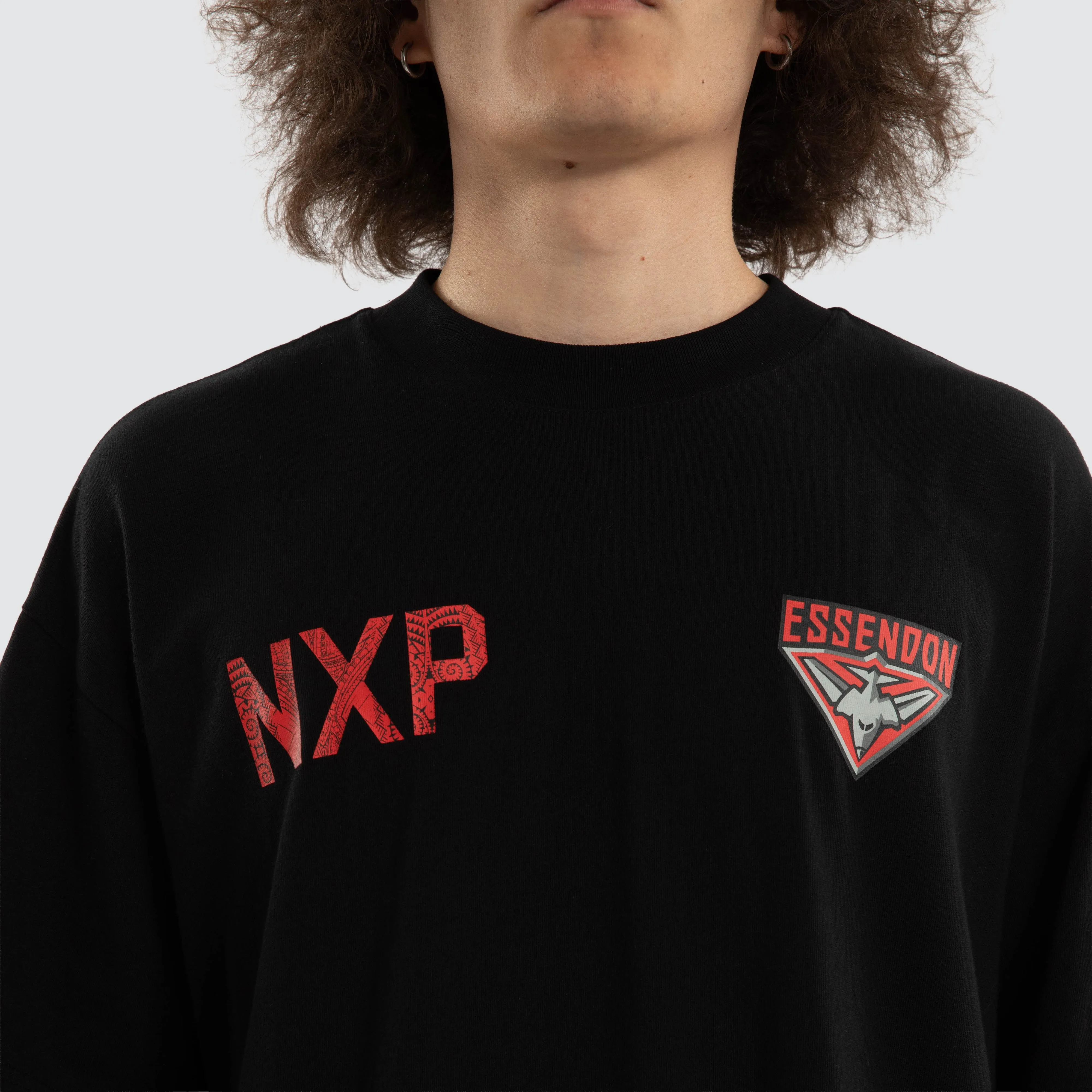 Ben Davis Essendon Bombers Raptor Tee Jet Black sold by Nena and Pasadena product image thumbnail 3