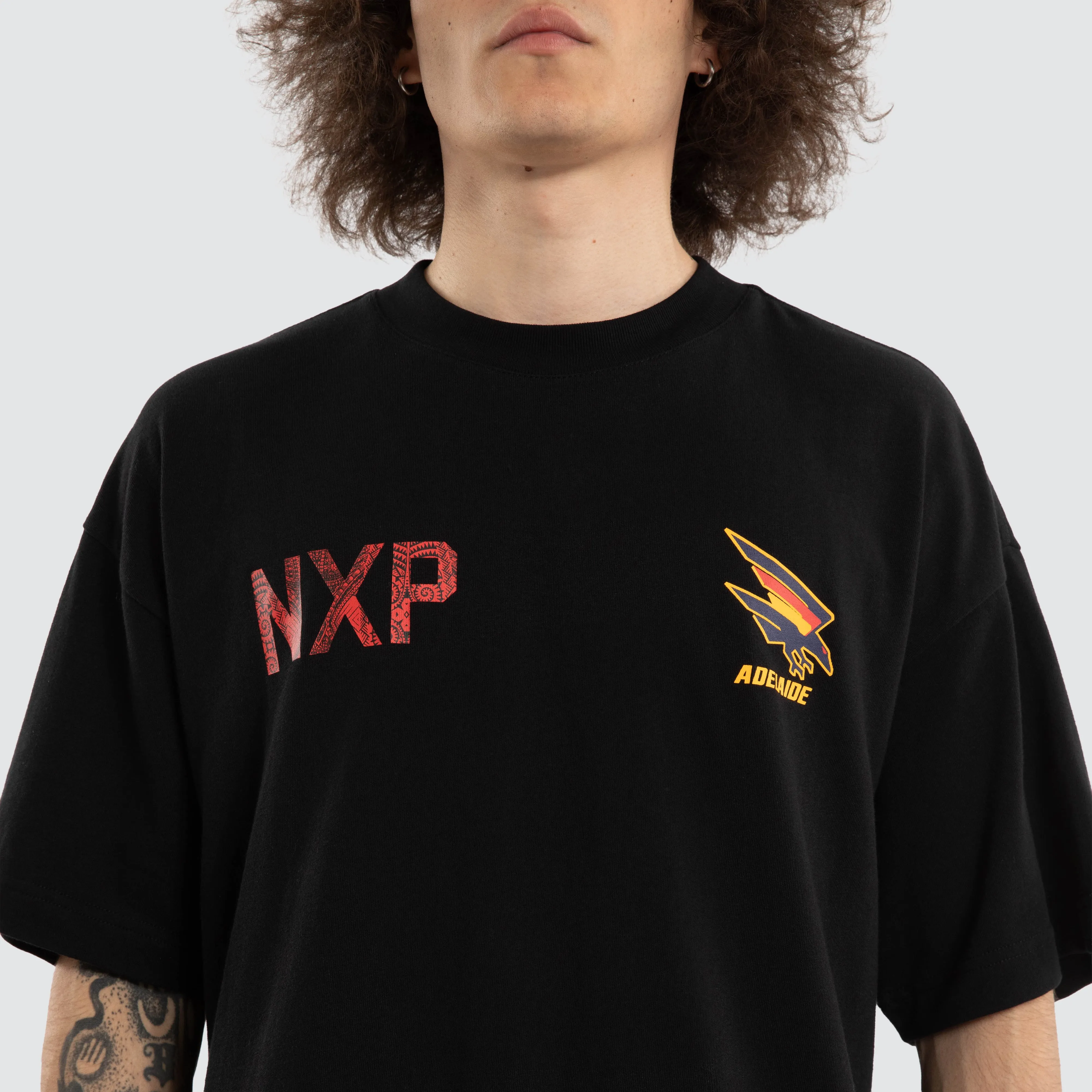 Ben Davis Adelaide Crows Raptor Tee Jet Black sold by Nena and Pasadena product image thumbnail 3