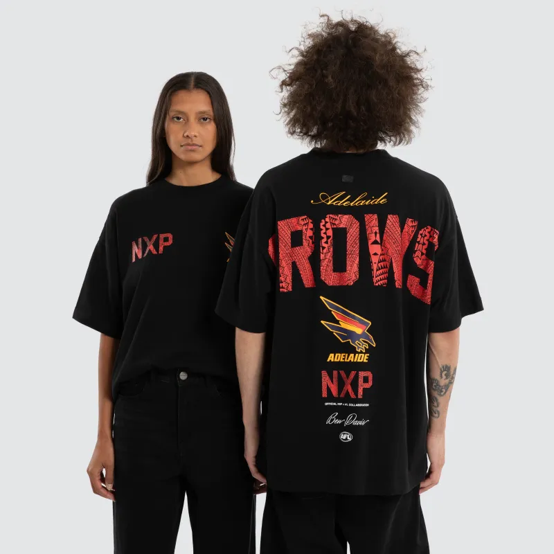 Ben Davis Adelaide Crows Raptor Tee Jet Black made by Nena and Pasadena