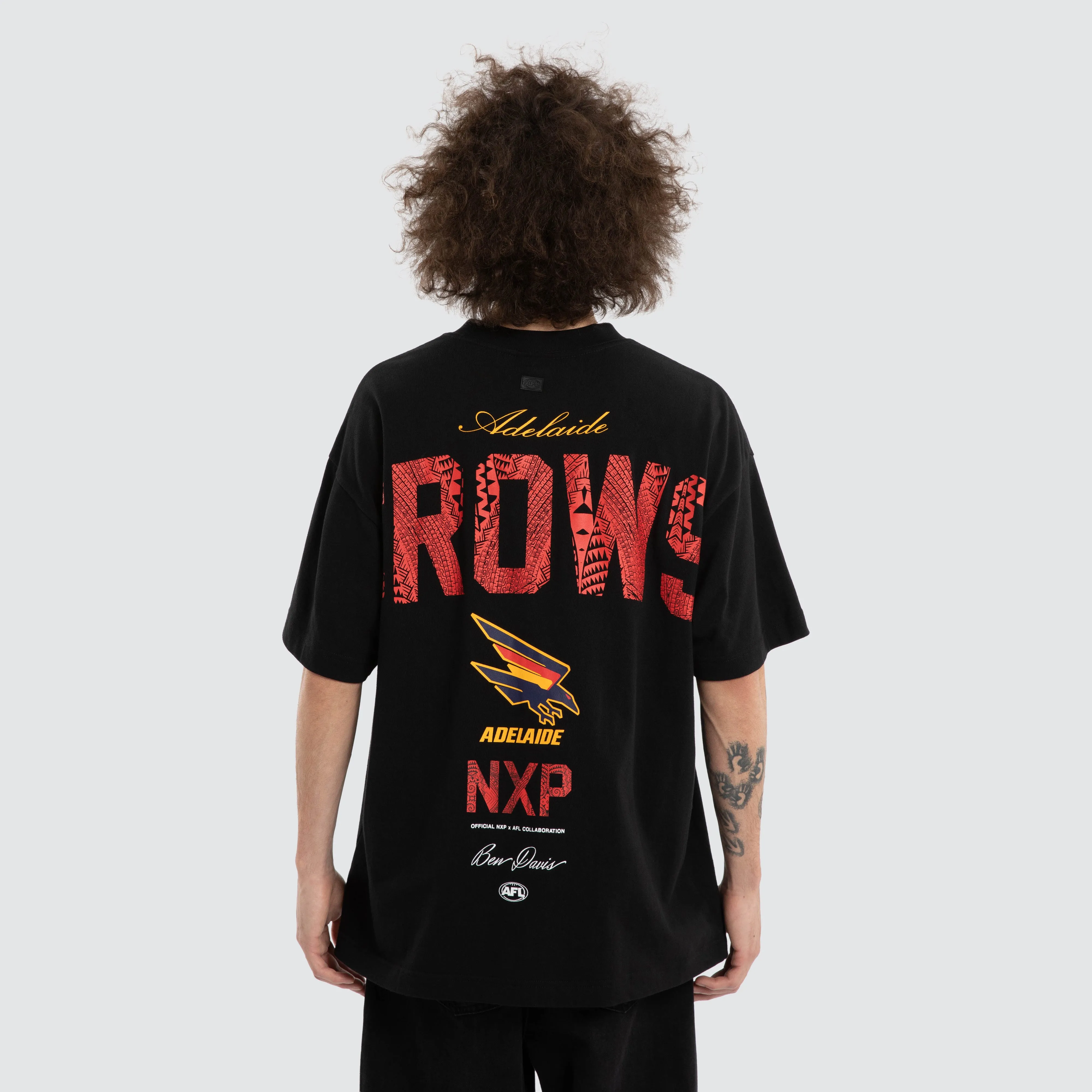 Ben Davis Adelaide Crows Raptor Tee Jet Black sold by Nena and Pasadena product image thumbnail 2
