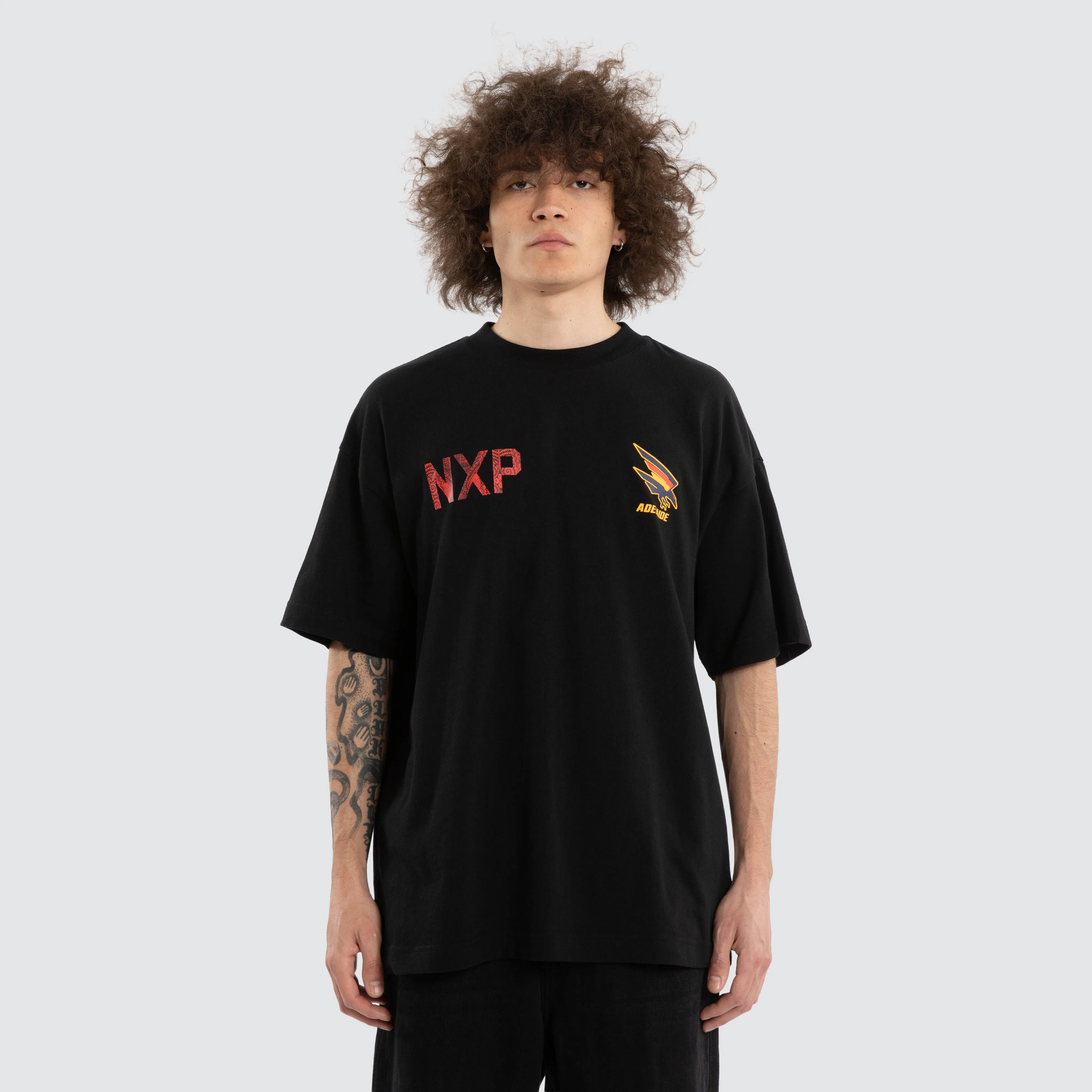 Ben Davis Adelaide Crows Raptor Tee Jet Black sold by Nena and Pasadena product image thumbnail 5